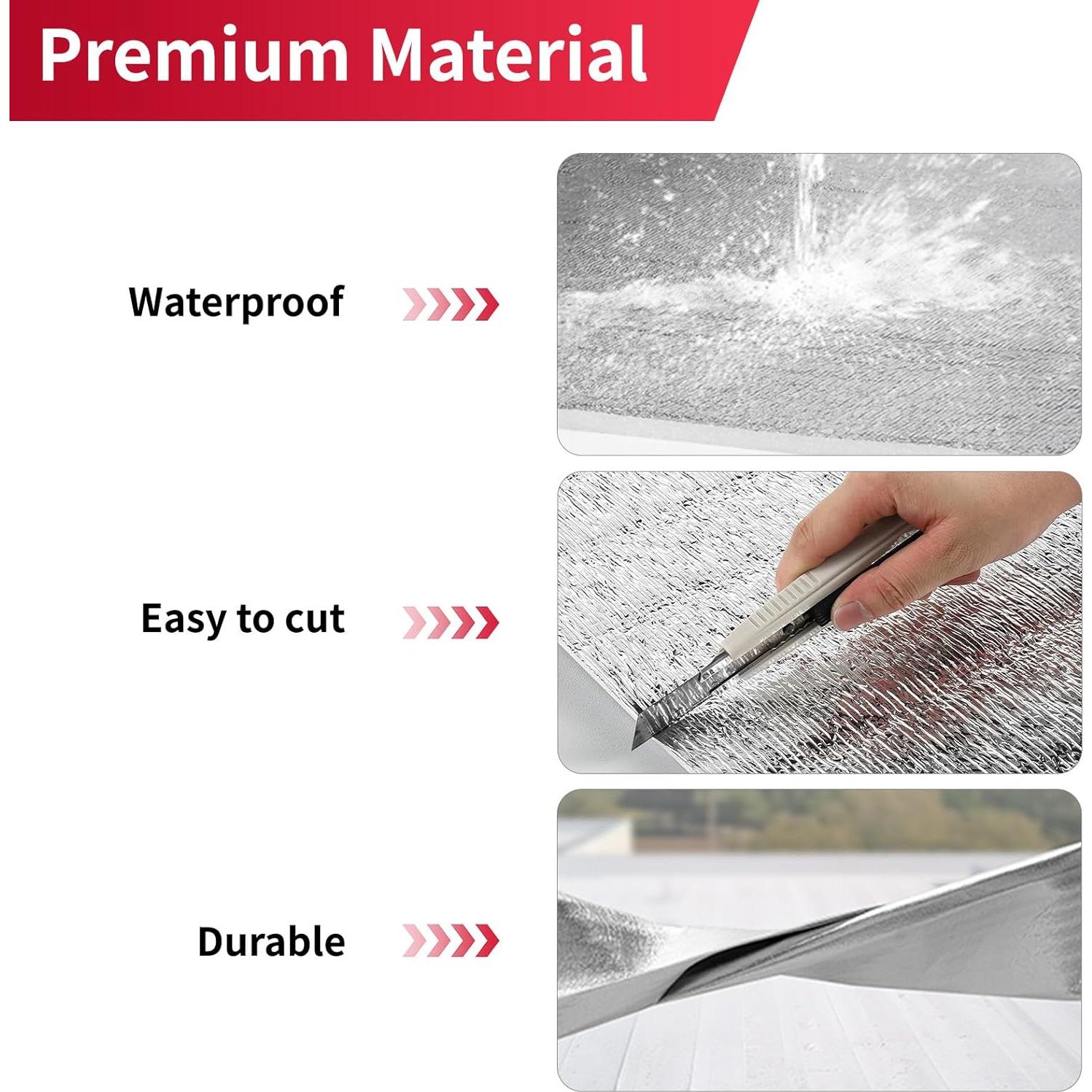 Hojas de Aislamiento Reflectante AggSound 60 cm x 3 m Burbuja