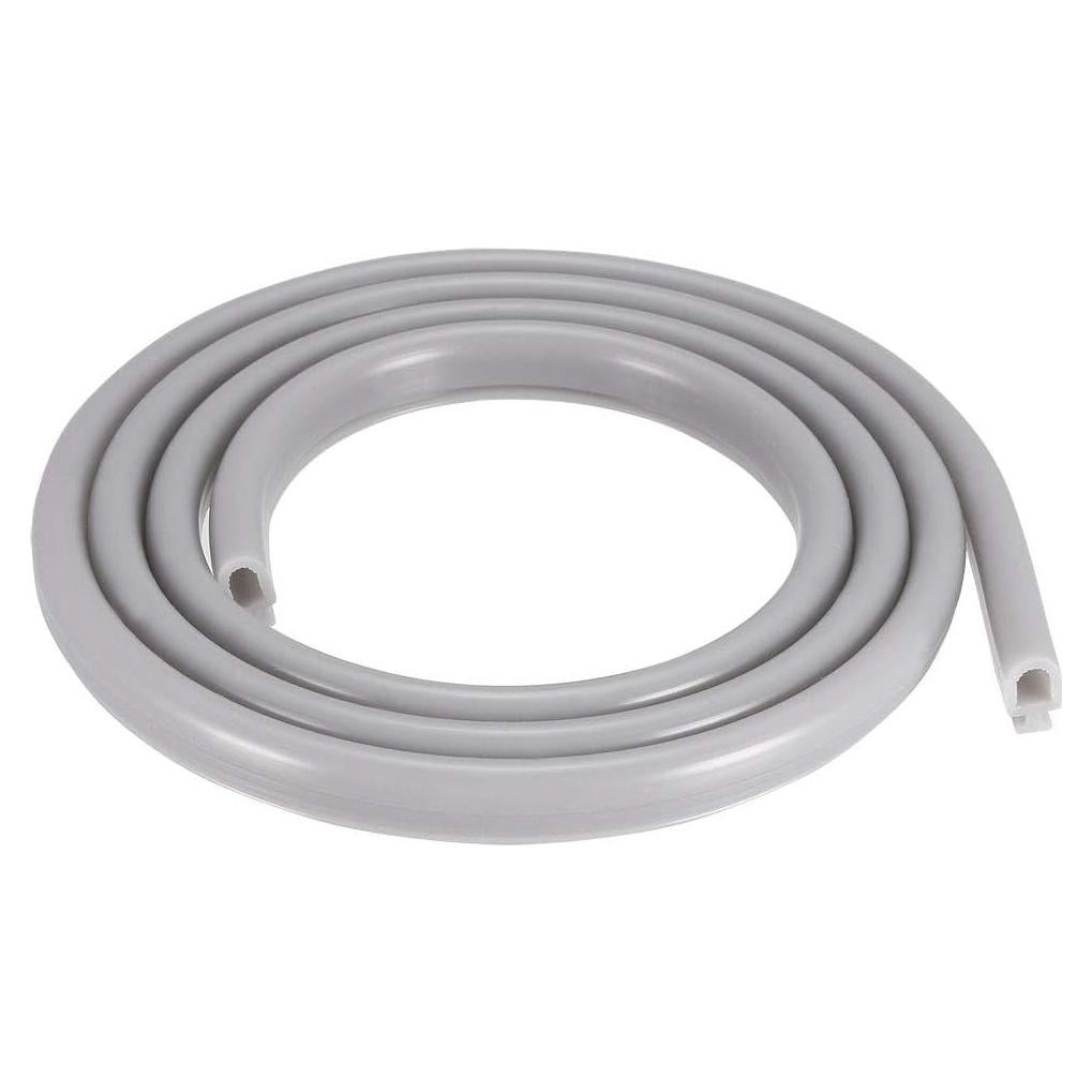 Sello de Burbuja T-Slot uxcell 6.5mm x 1m Gris Silicona