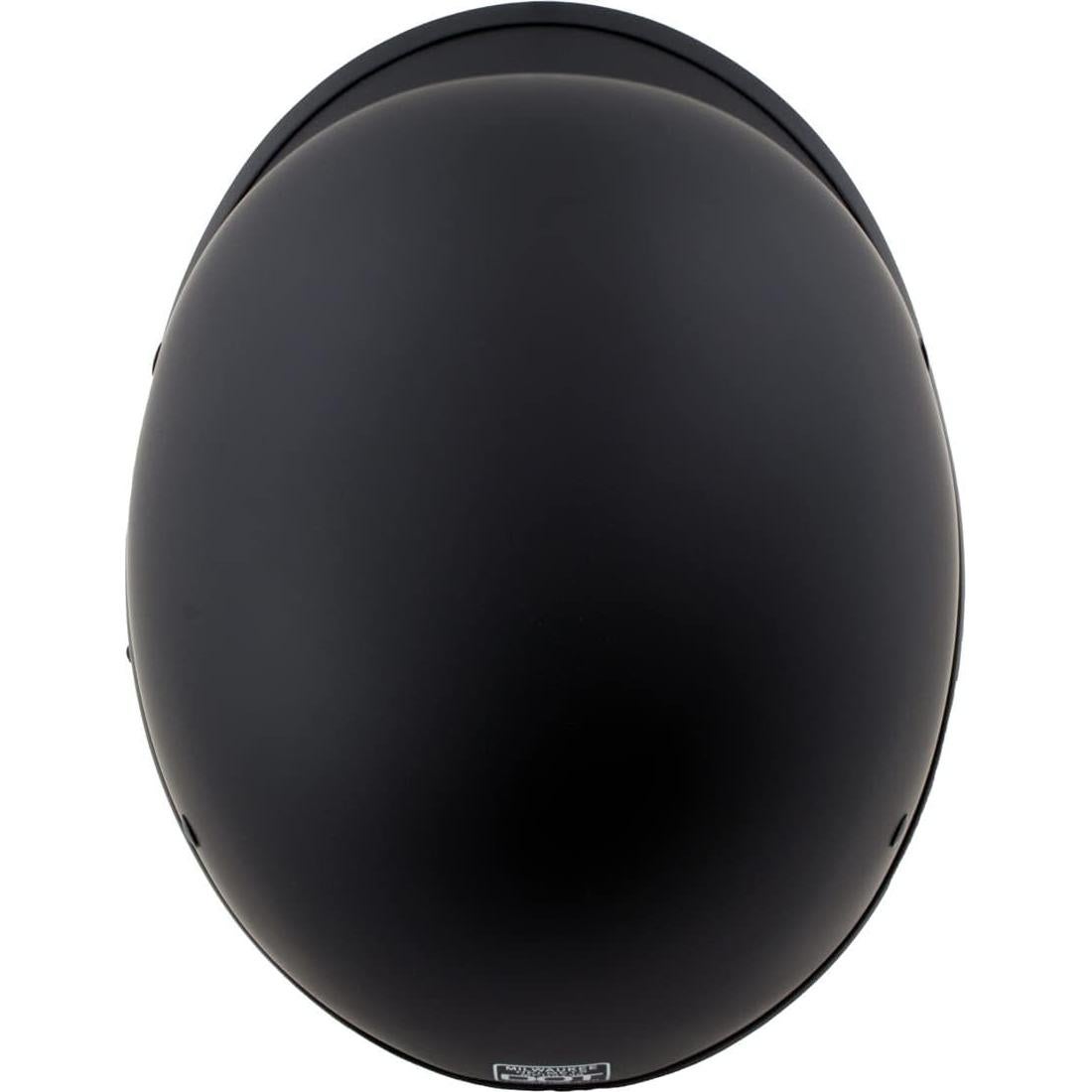 Casco Milwaukee MPH9750DOT Negro Mate Medio para Motocicleta XL