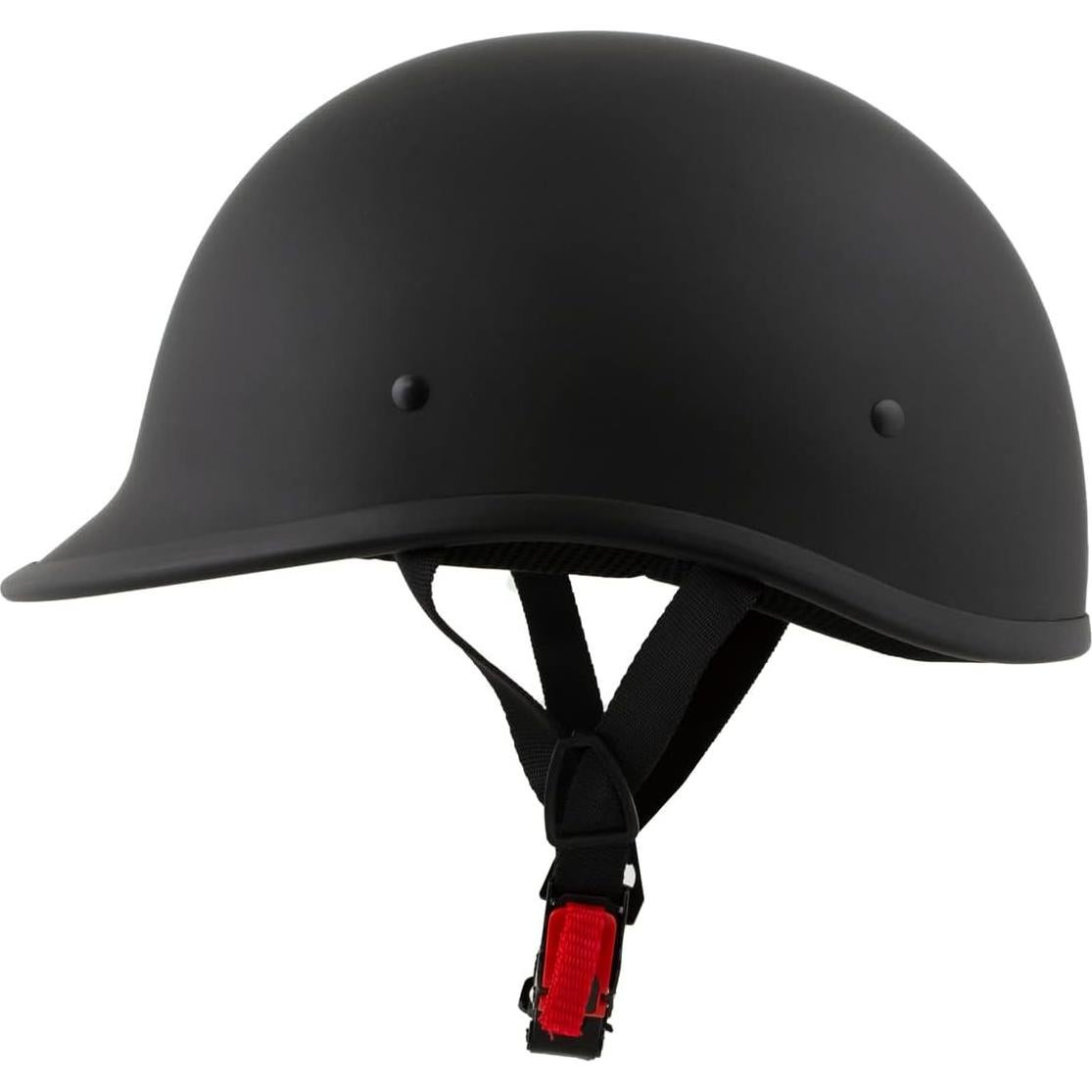 Casco Milwaukee MPH9750DOT Negro Mate Medio para Motocicleta XL