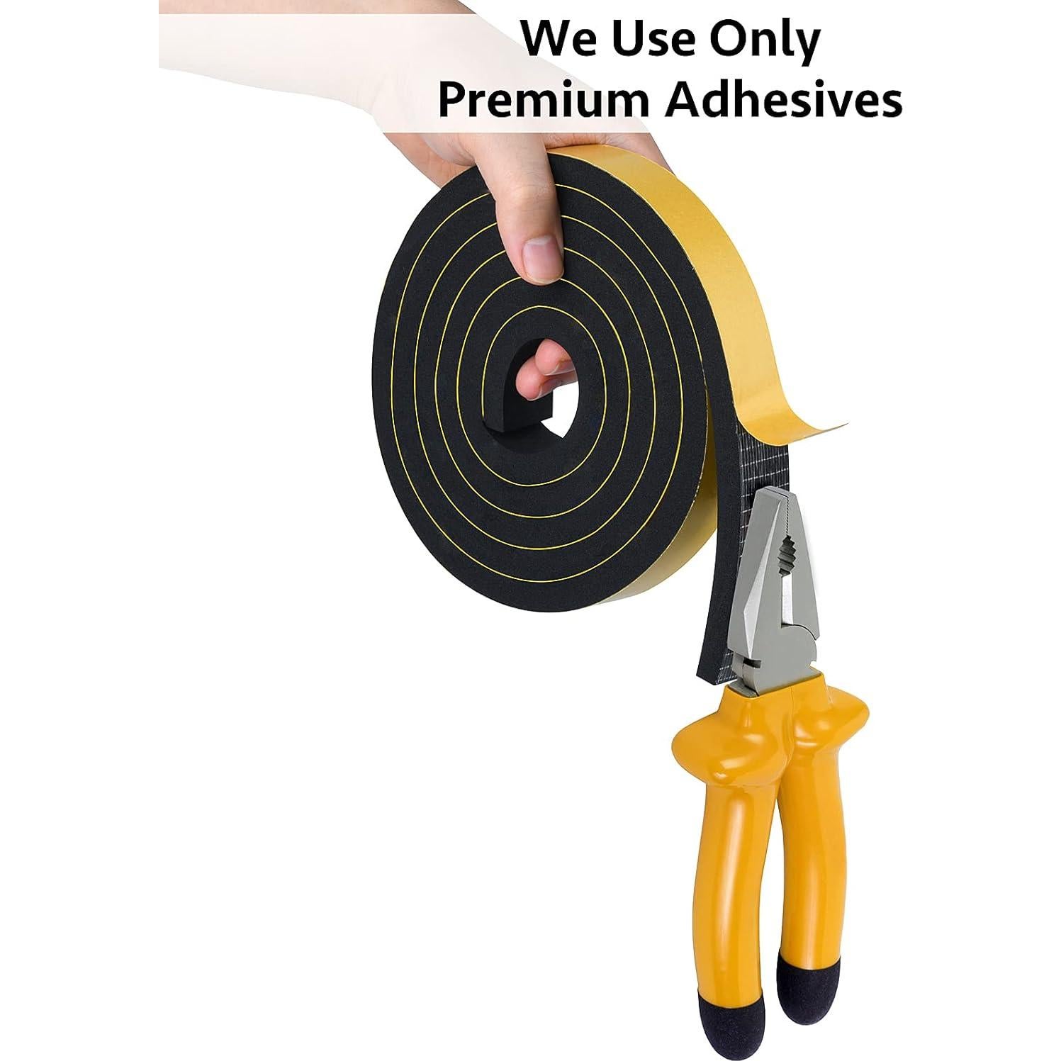 Sello de Puerta Trisiki 6.1m Espuma Aislante Autoadhesiva