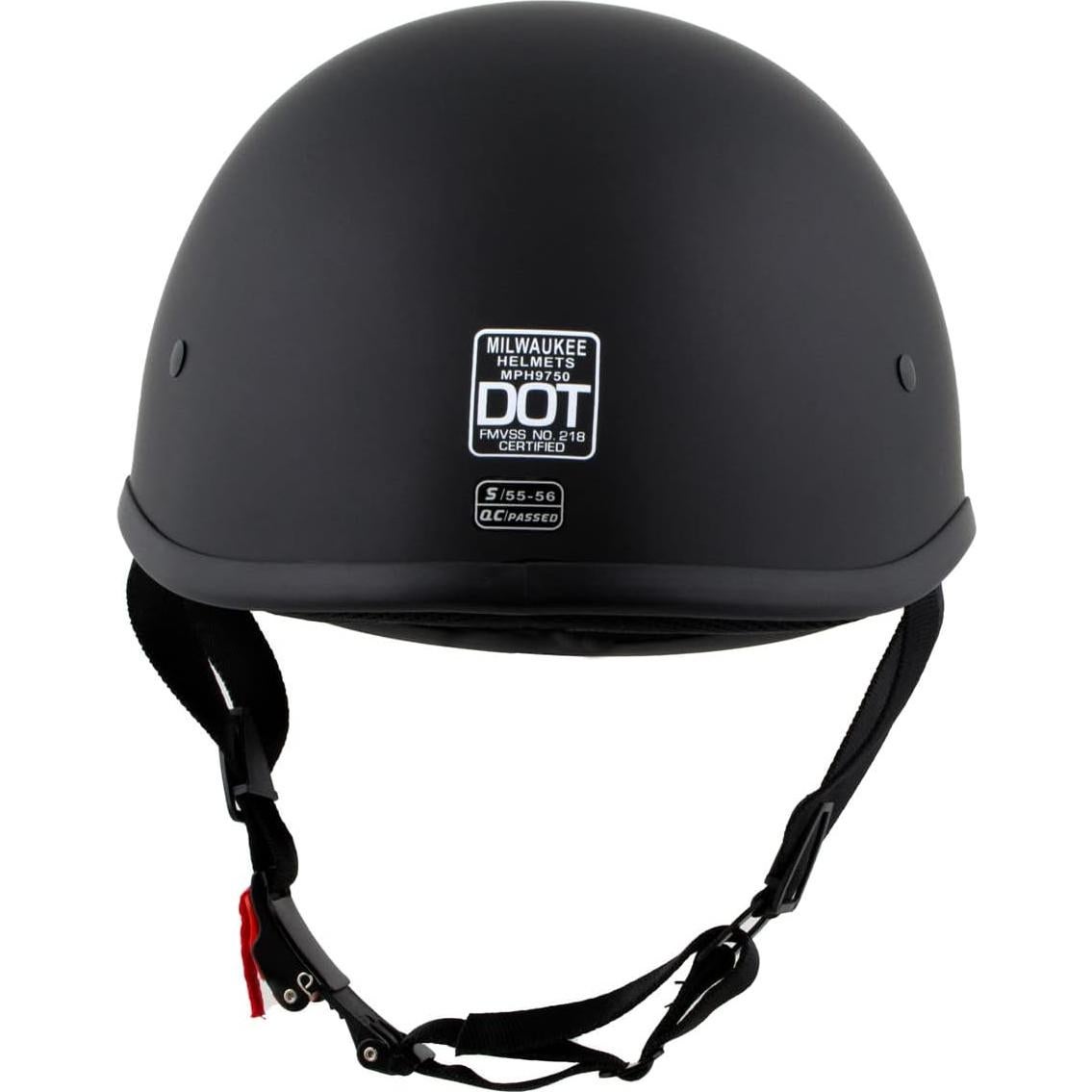 Casco Milwaukee Medio Negro Mate MPH9750DOT - Grande