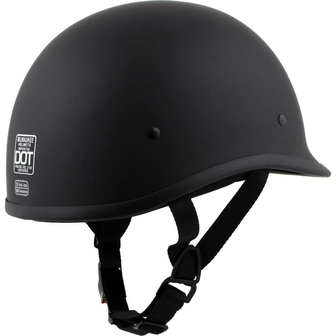 Casco Milwaukee Medio Negro Mate MPH9750DOT - Grande