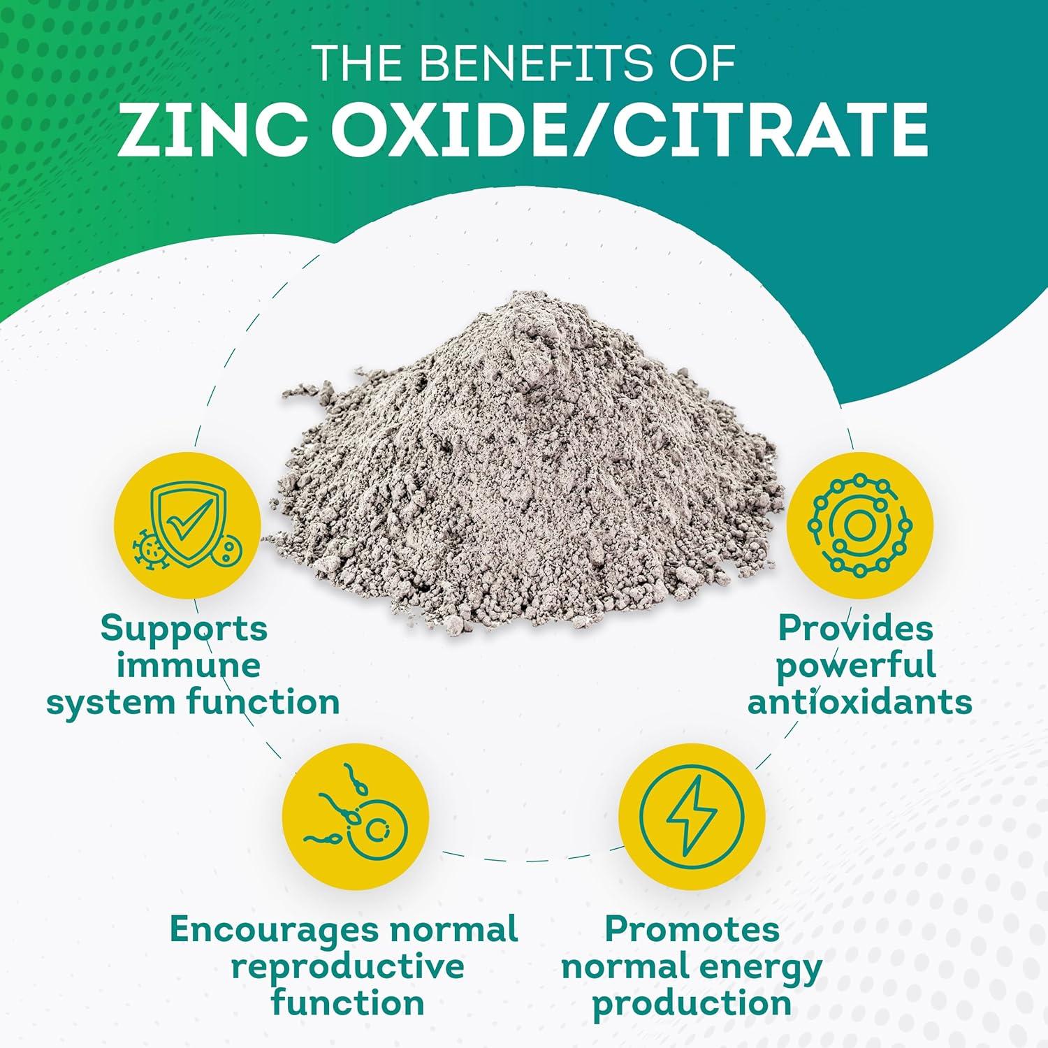 Suplemento de Zinc Natural PurePremium 50mg - 100 Tabletas