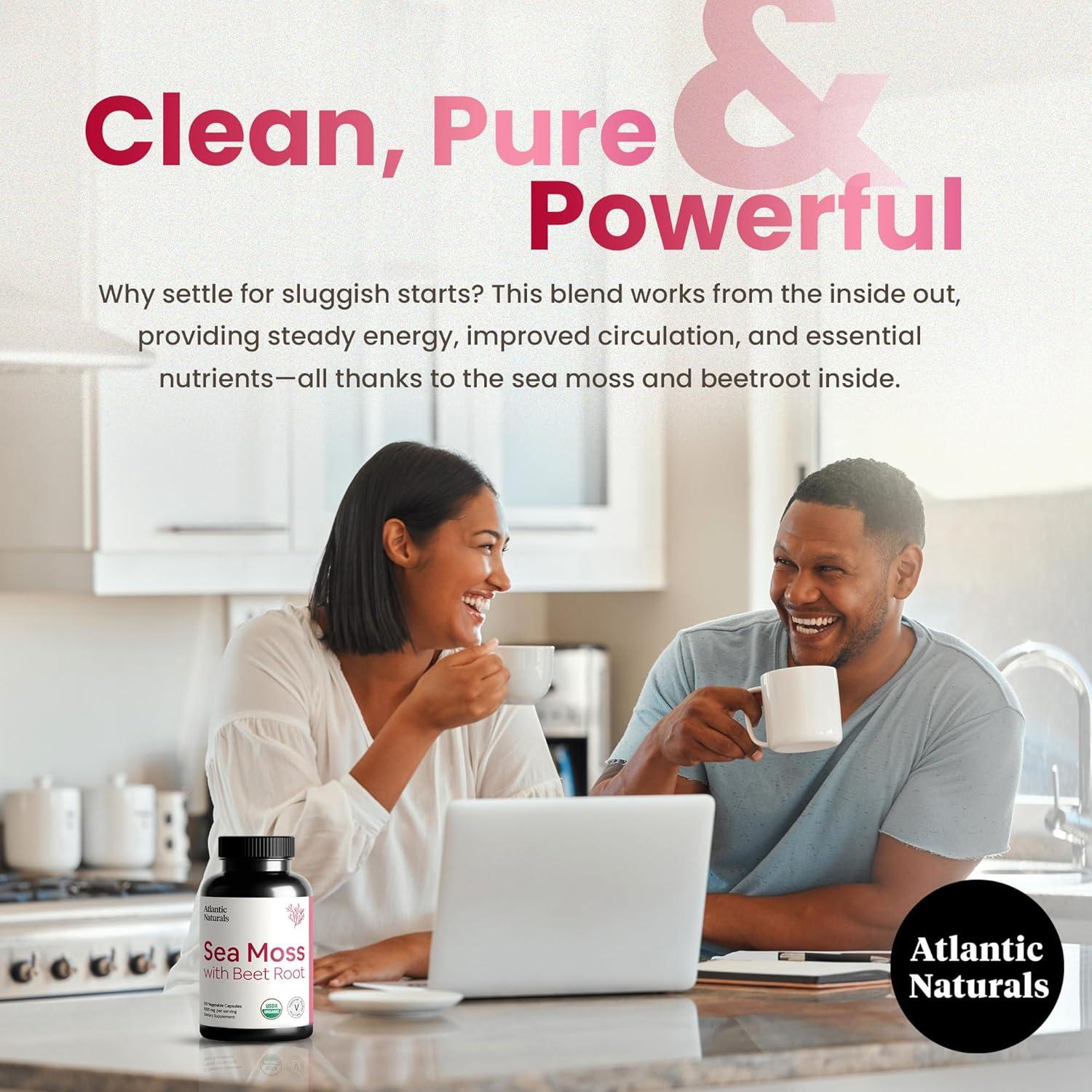 Cápsulas de Musgo Marino Irlandés Premium con Remolacha - 120 ct