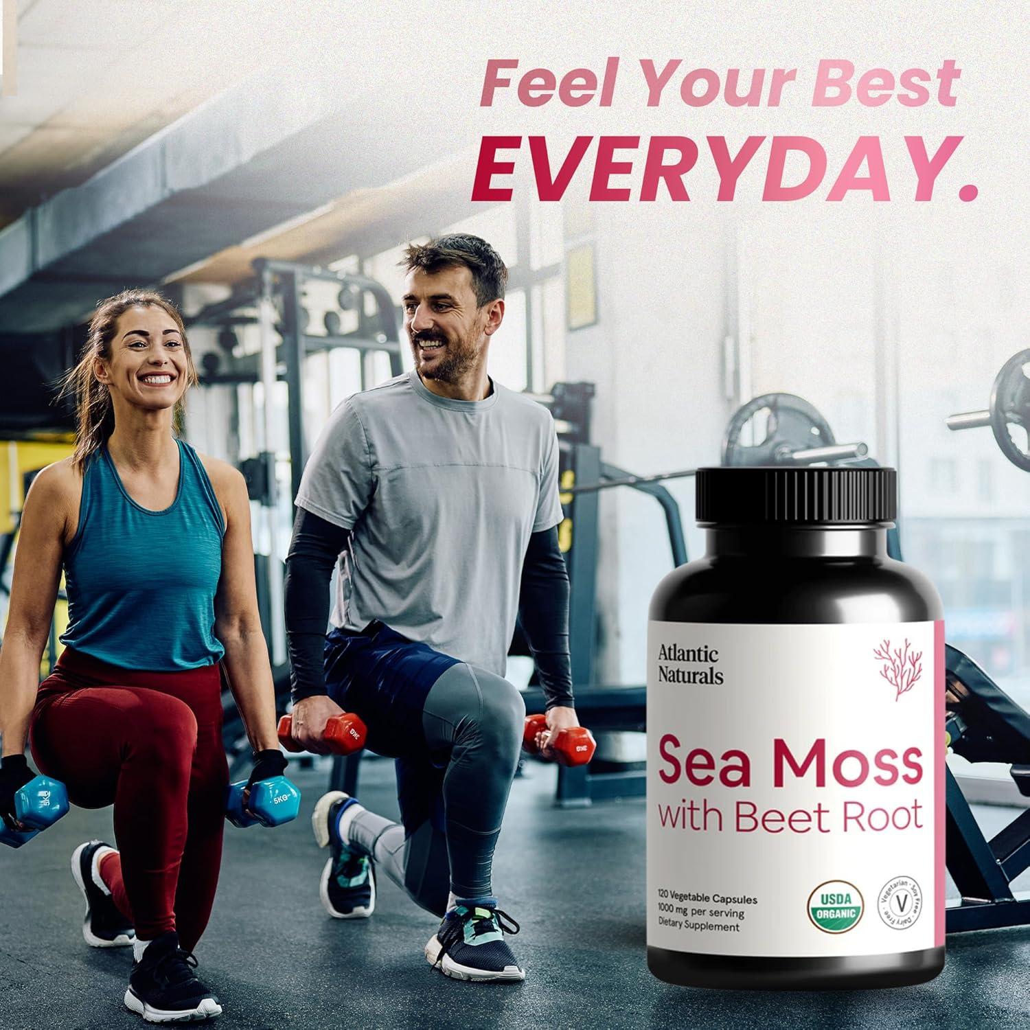 Cápsulas de Musgo Marino Irlandés Premium con Remolacha - 120 ct