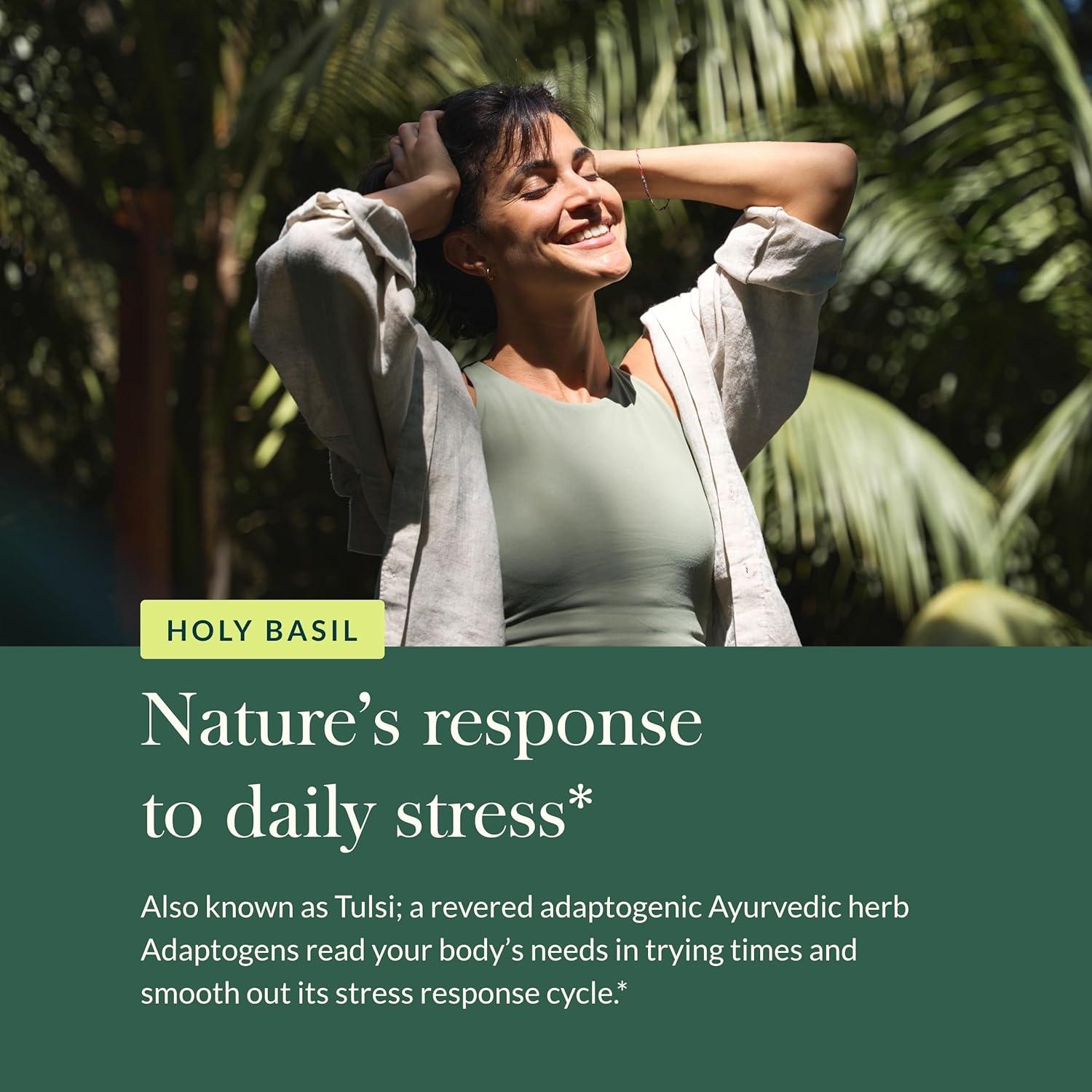 Cápsulas de Albahaca Sagrada Gaia Herbs - 60 Veganas