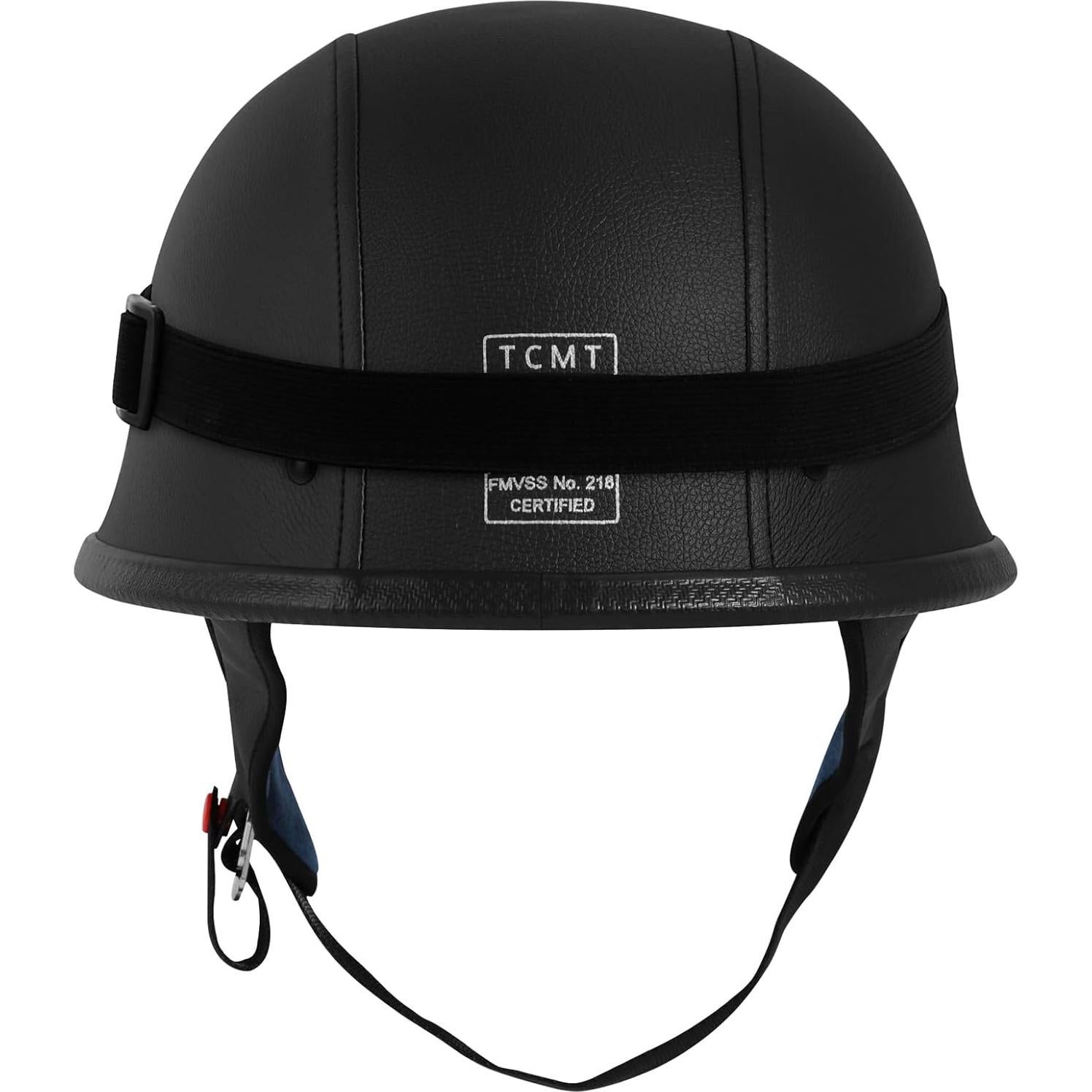 Casco de Motocicleta XFMT GMHELMET Mediano Cuero Negro