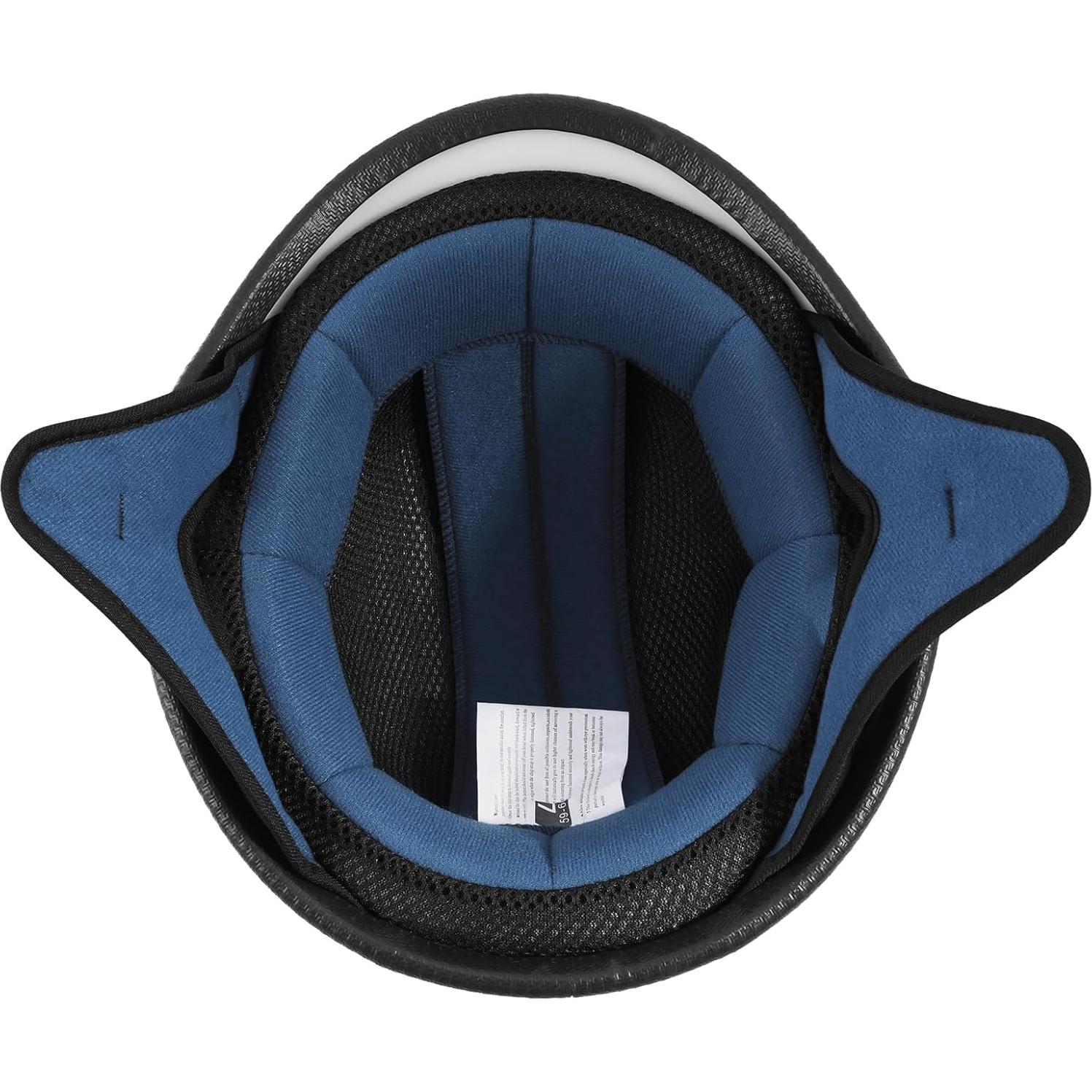 Casco de Motocicleta XFMT GMHELMET Mediano Cuero Negro