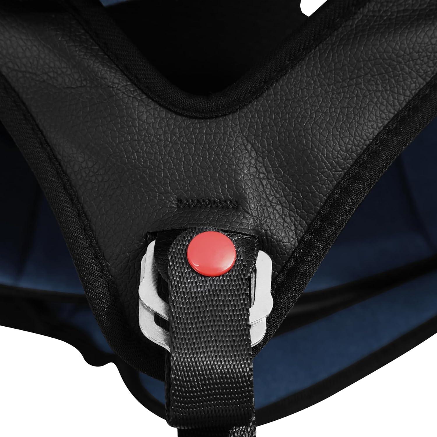 Casco de Motocicleta XFMT GMHELMET Mediano Cuero Negro