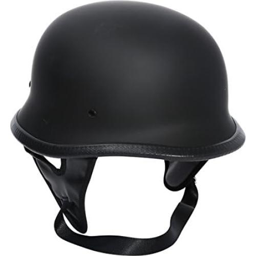 Casco de Moto TCMT DOT Grande Negro Mate para Cruiser