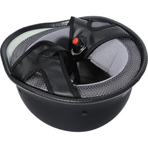 Casco de Moto TCMT DOT Grande Negro Mate para Cruiser