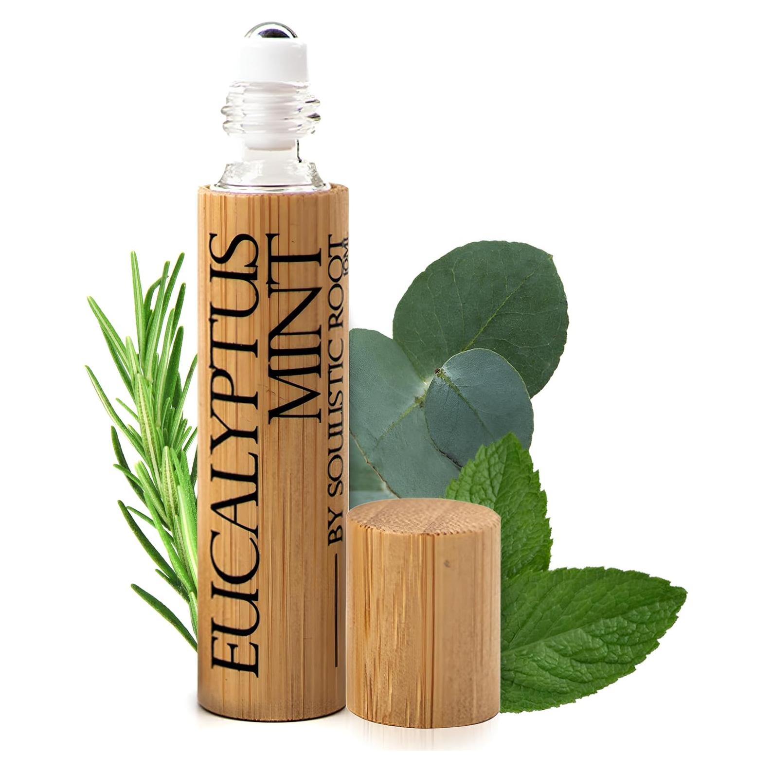 Aceite Esencial Roll-On Eucalipto y Menta 10ml Soulistic Root