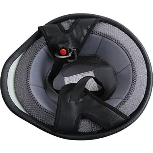 Casco TCMT Dot Adulto Negro Brillante Mediano Motocicleta