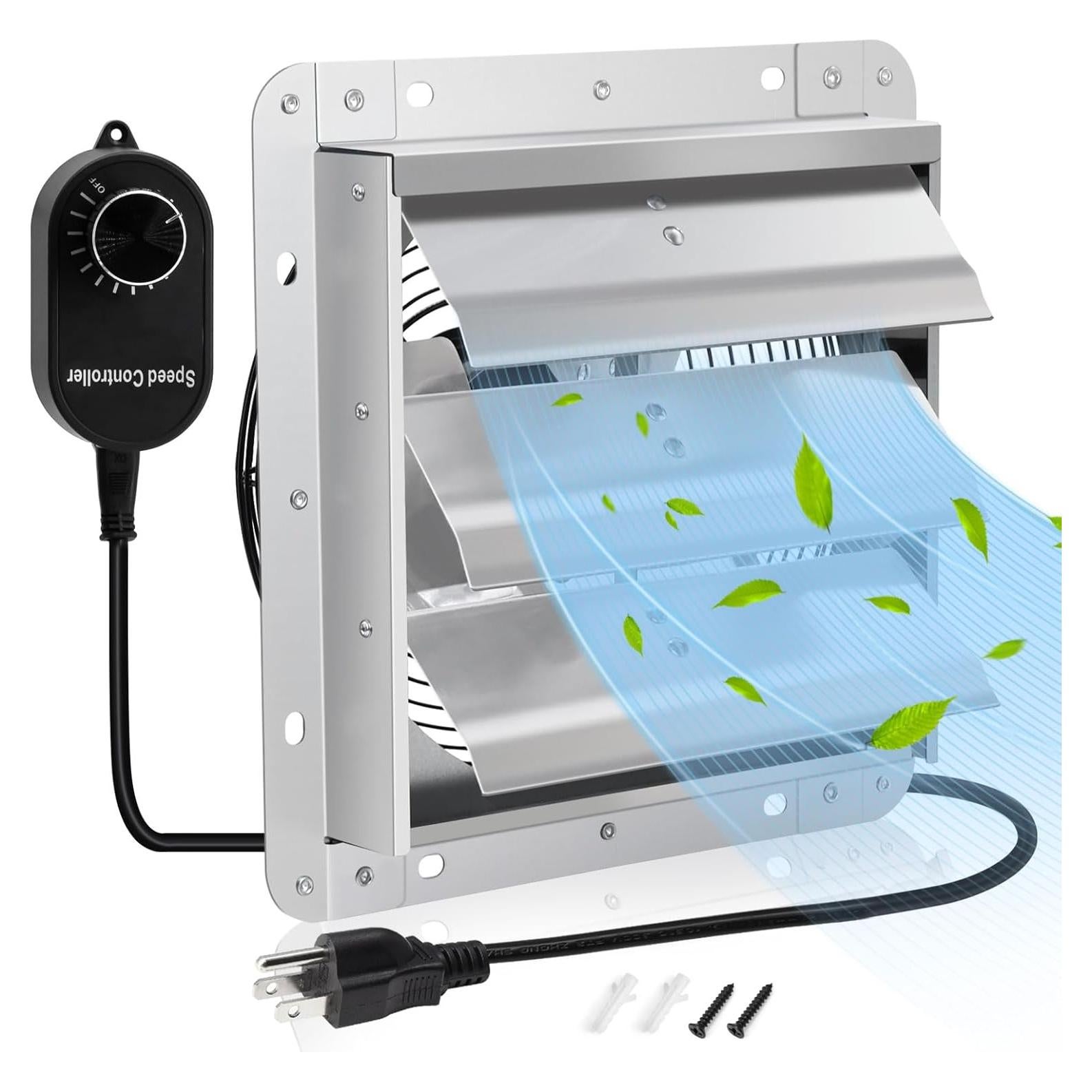 Ventilador de Escape Criditpid 7 Pulgadas 760 CFM Control Velocidad