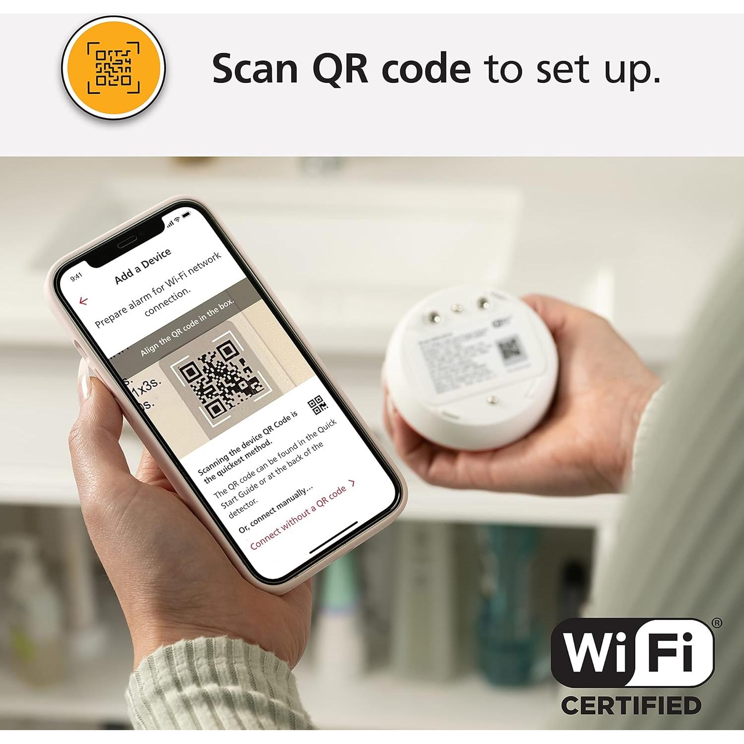 Detector de Fugas de Agua Kidde 60WLDR-W WiFi con Alarma