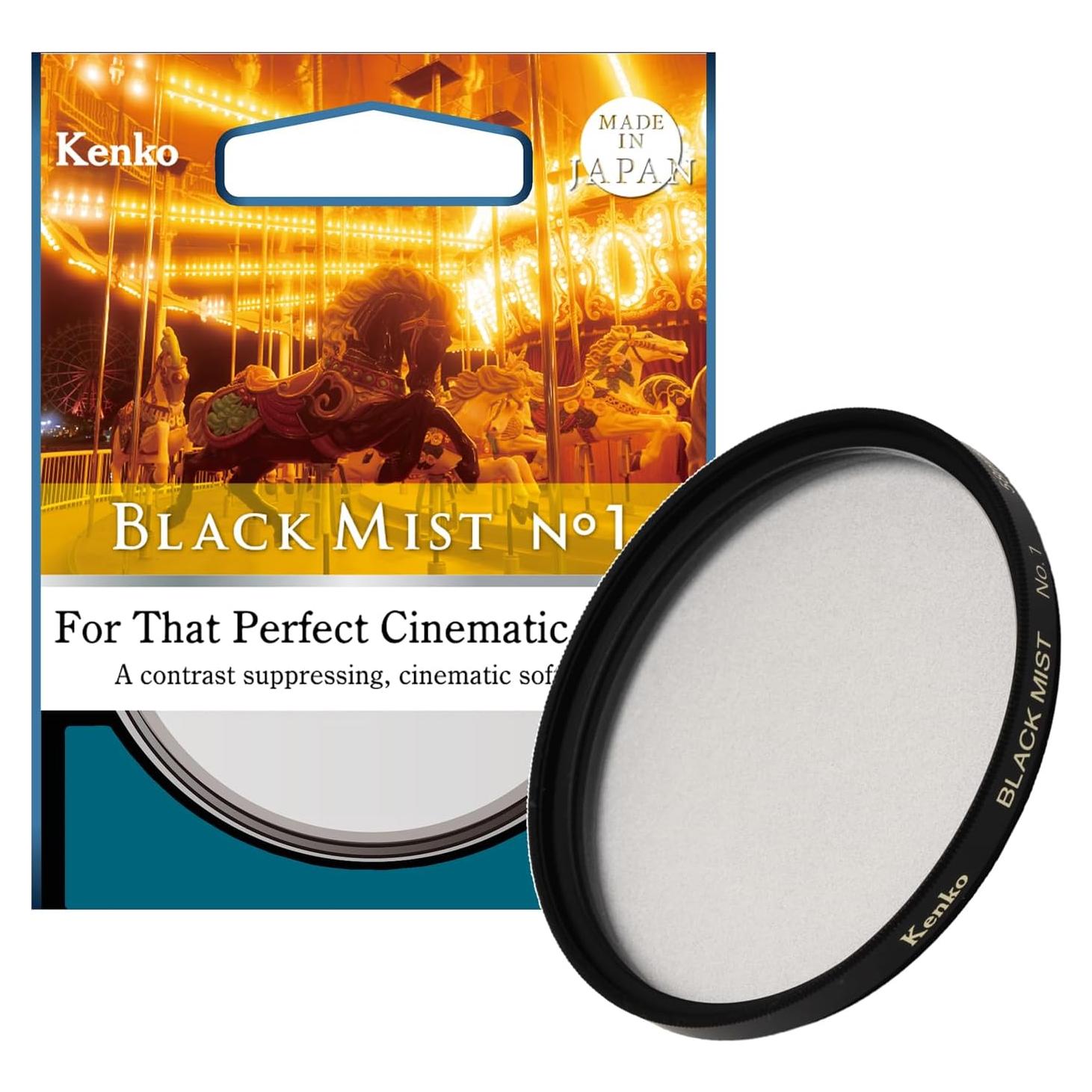 Filtro Suave Kenko Black Mist No.1 49mm para Retrato y Video