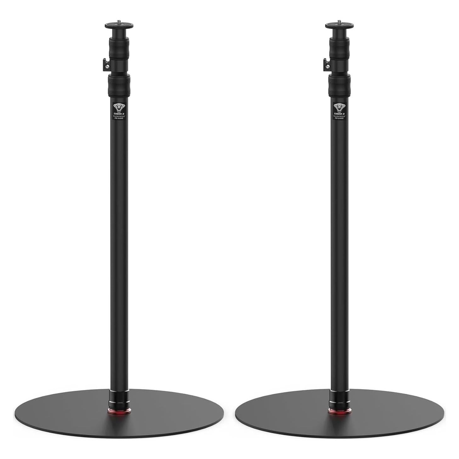 Monopod Ajustable IFOOTAGE 79" Paquete de 2 con Base Redonda