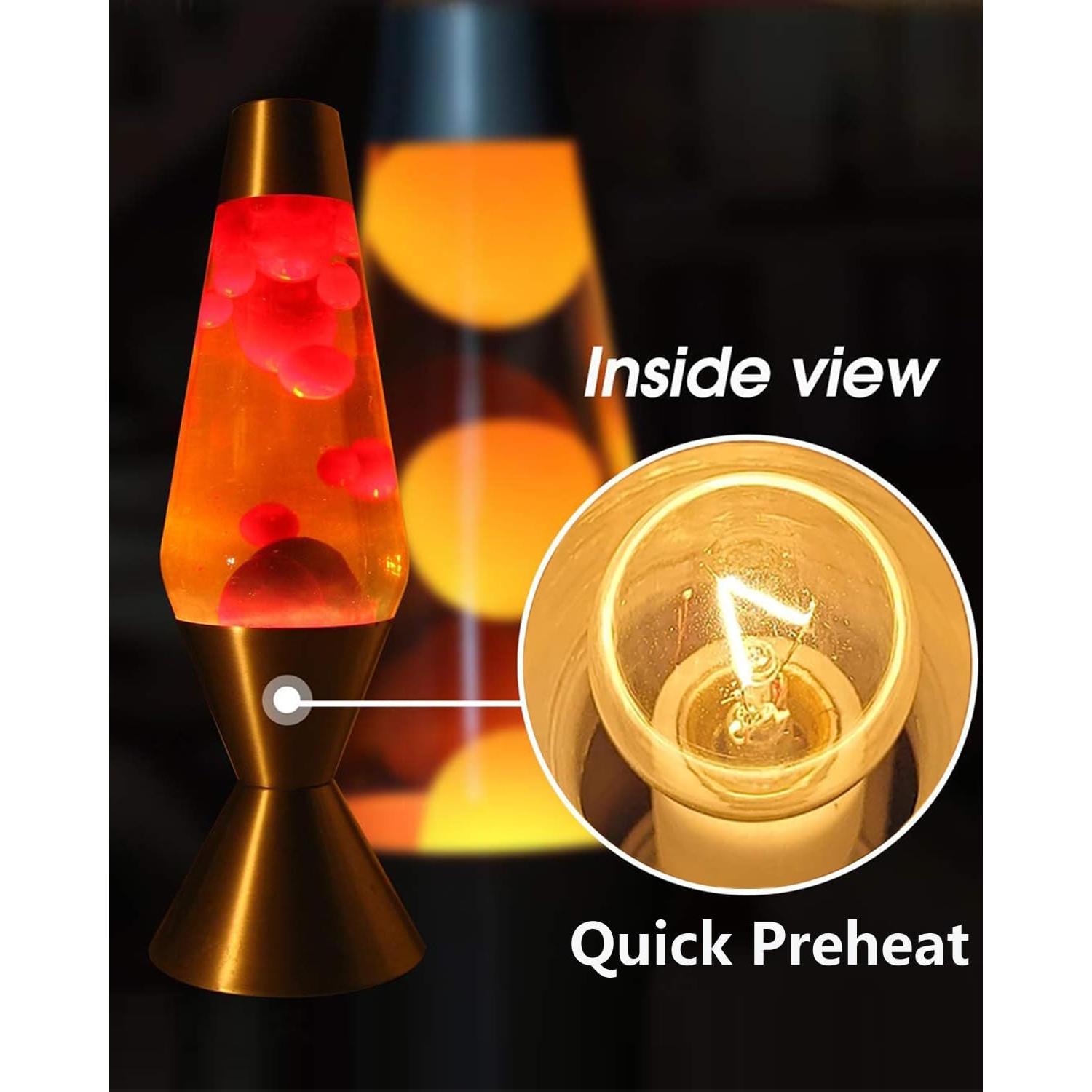 Bombillas de Lava ConWen S11 25W Regulables - Paquete de 6