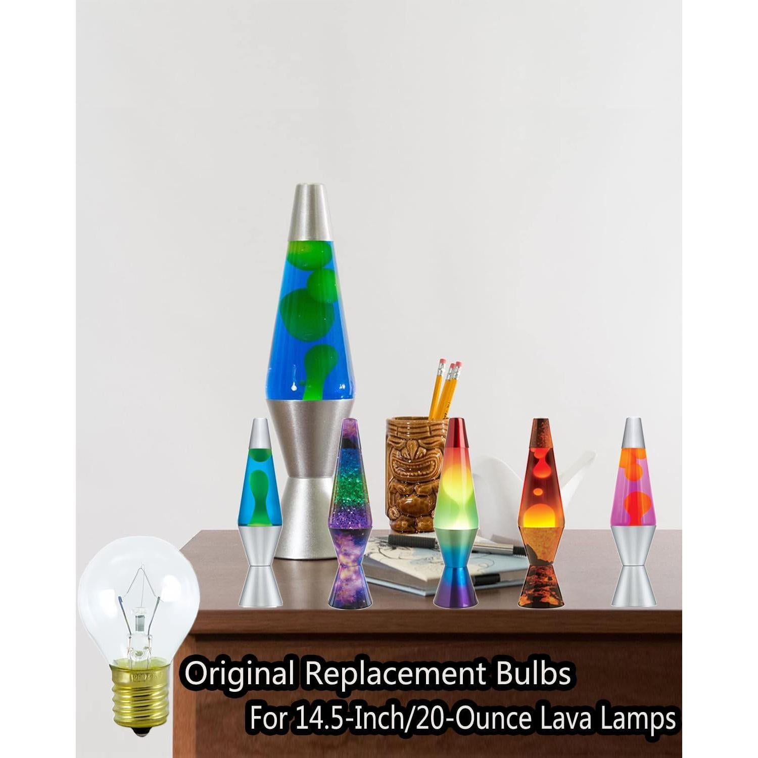 Bombillas de Lava ConWen S11 25W Regulables - Paquete de 6