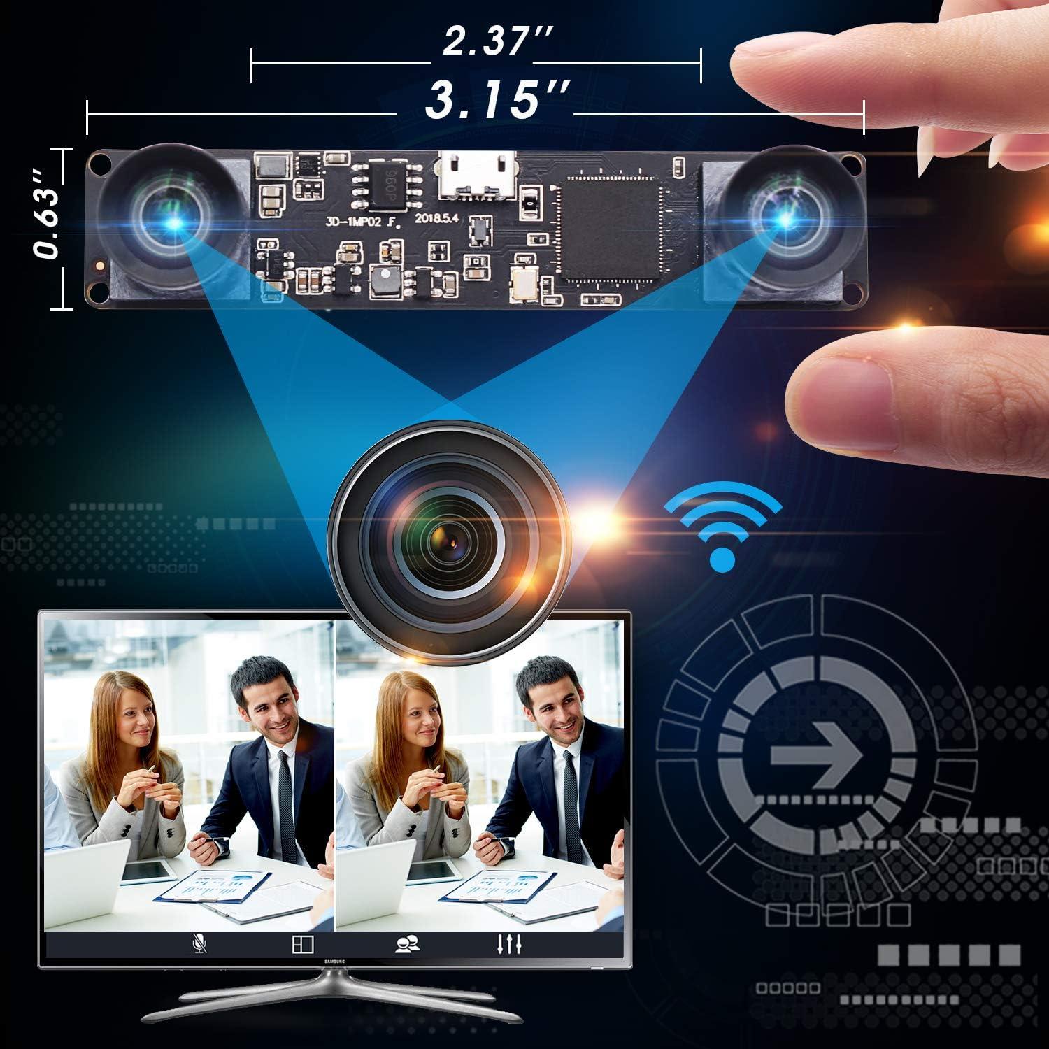 Cámara USB Estéreo 3D VR Hotpet 1.3MP 960P Doble Lente