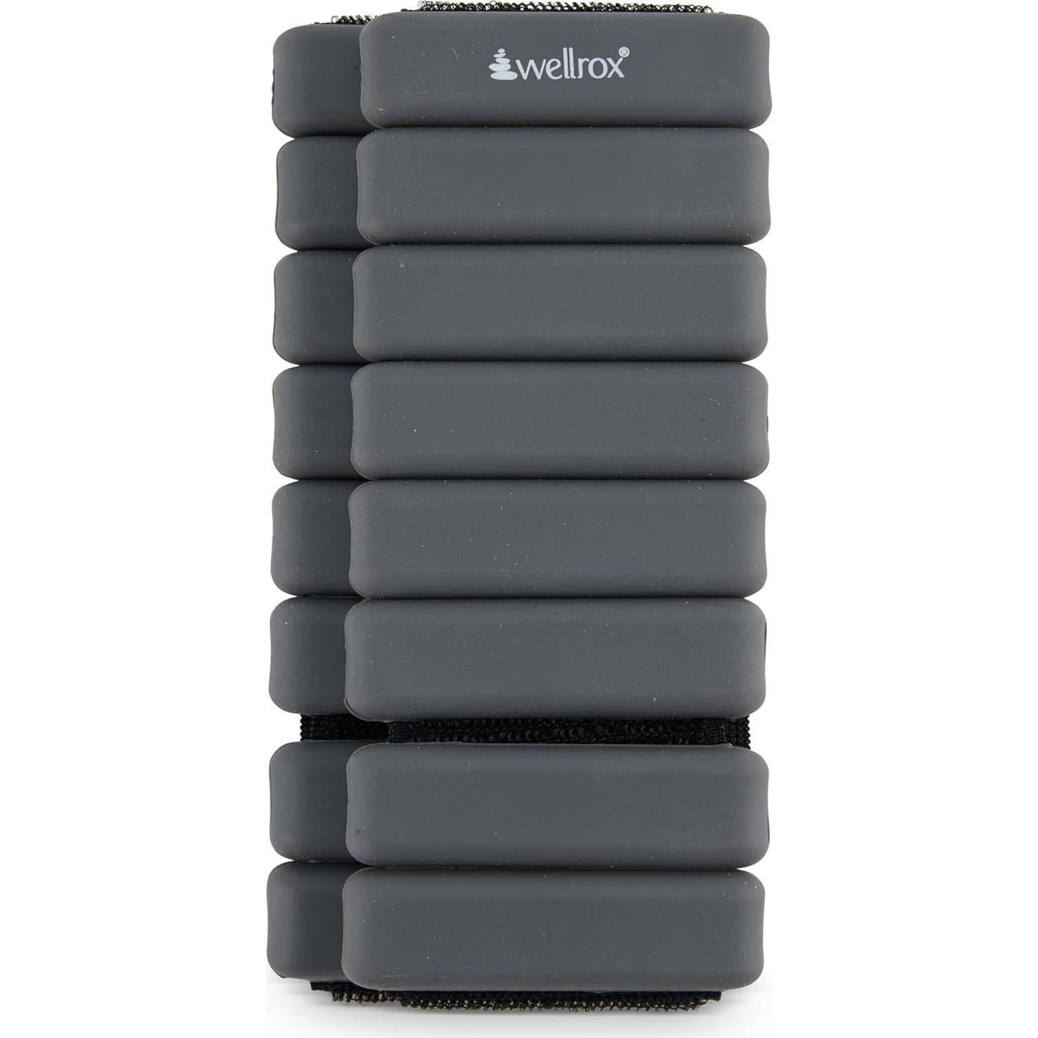 Pulseras con Peso Wellrox - 2 lbs Ajustables para Tobillos y Muñecas