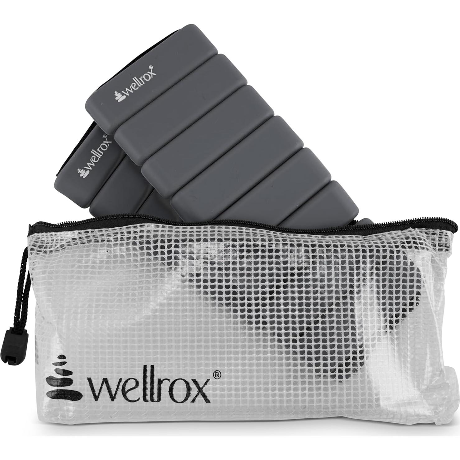 Pulseras con Peso Wellrox - 2 lbs Ajustables para Tobillos y Muñecas