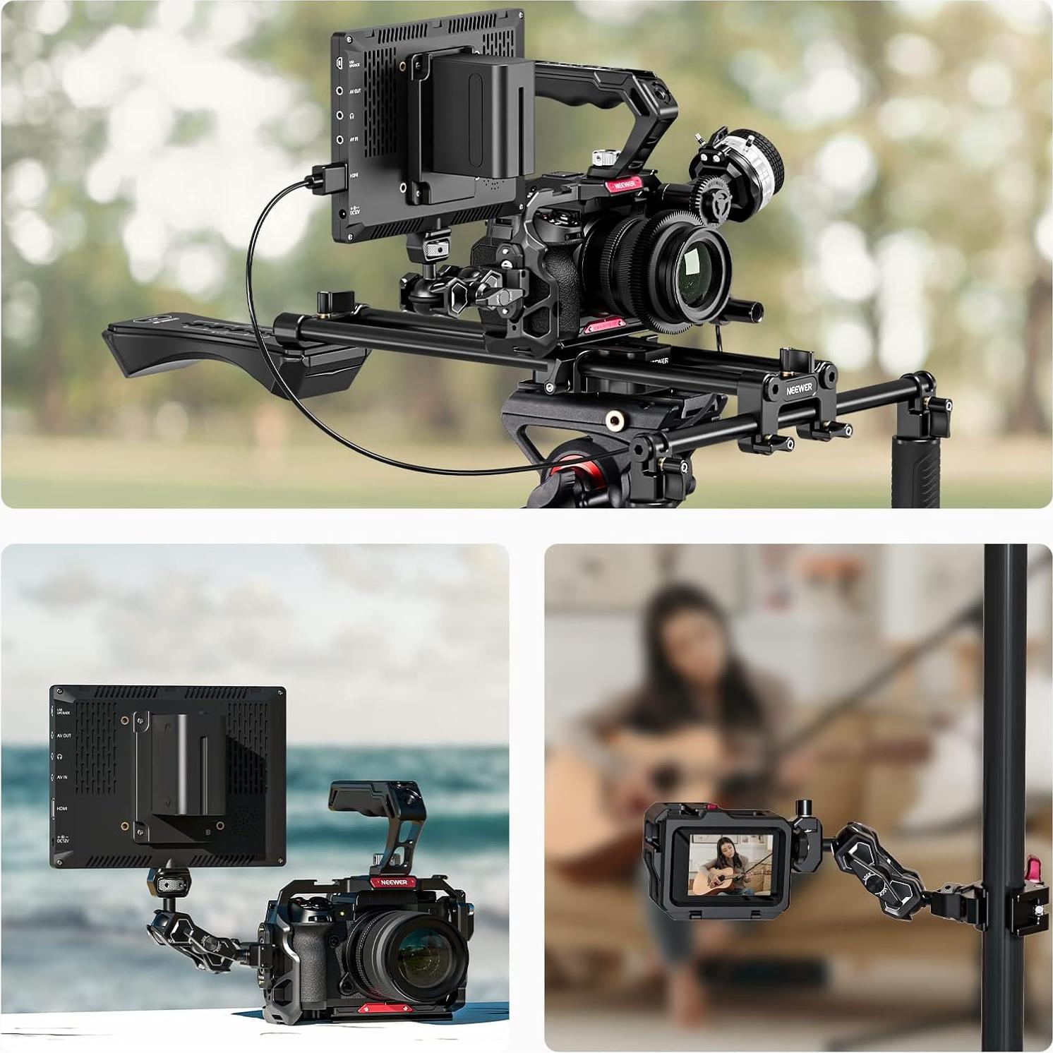 Brazo Mágico Articulado NEEWER UA011 con Doble Cabeza Esférica