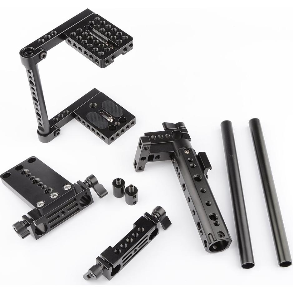 Jaula de Cámara CAMVATE con Mango y Placa de Montaje 20 cm