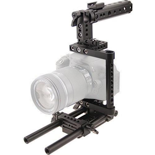 Jaula de Cámara CAMVATE con Mango y Placa de Montaje 20 cm