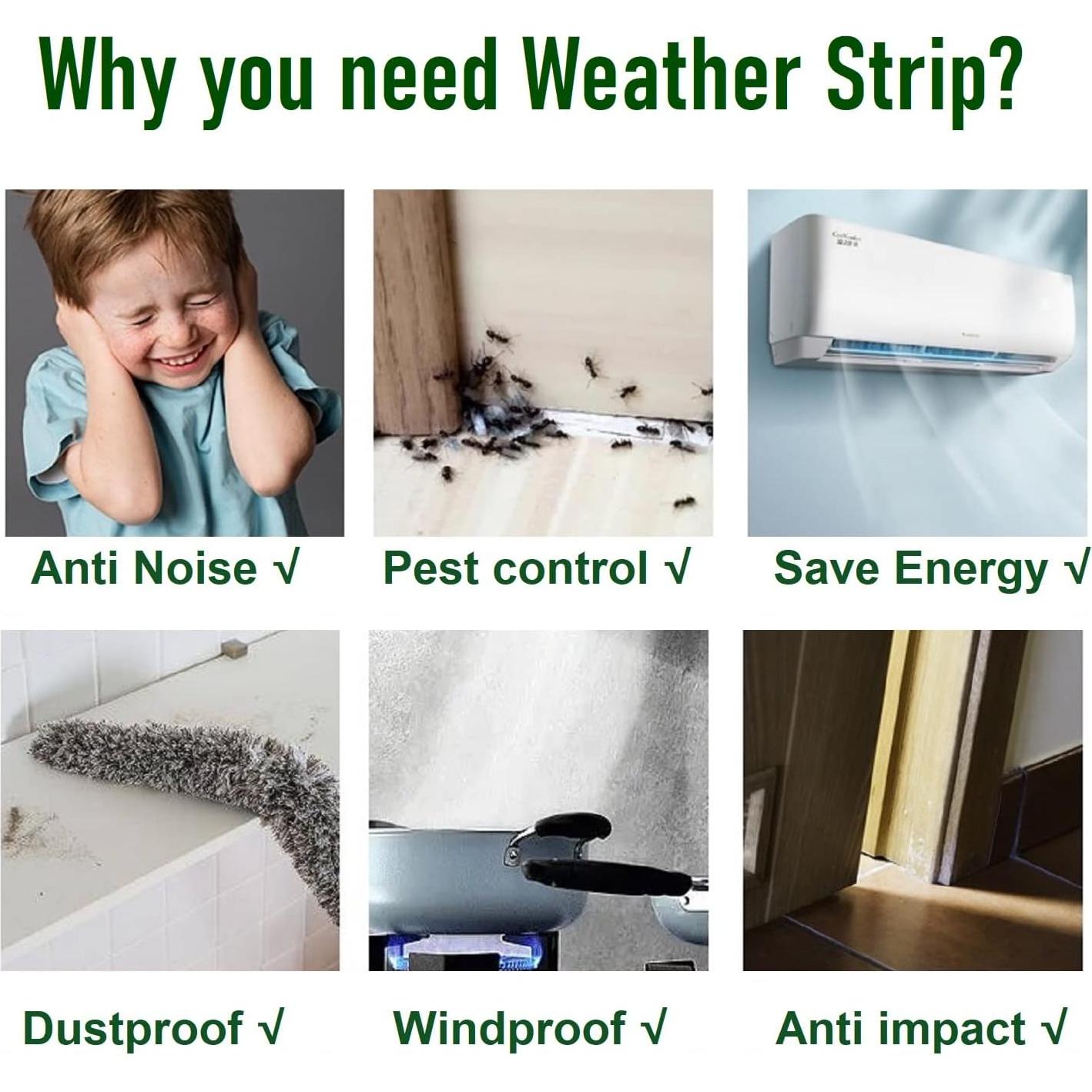 Tira de Sellado Autoadhesiva OIKIIOK 10m x 0.89cm Gris