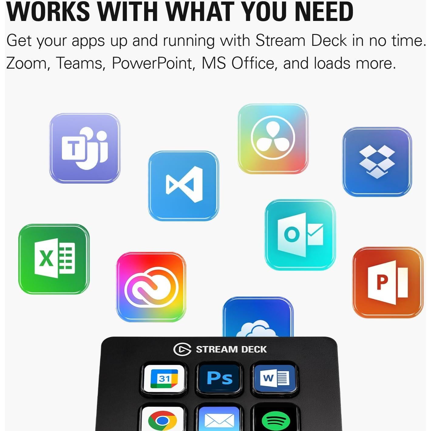 Elgato Stream Deck Mini - Controlador de Aplicaciones 6 Teclas