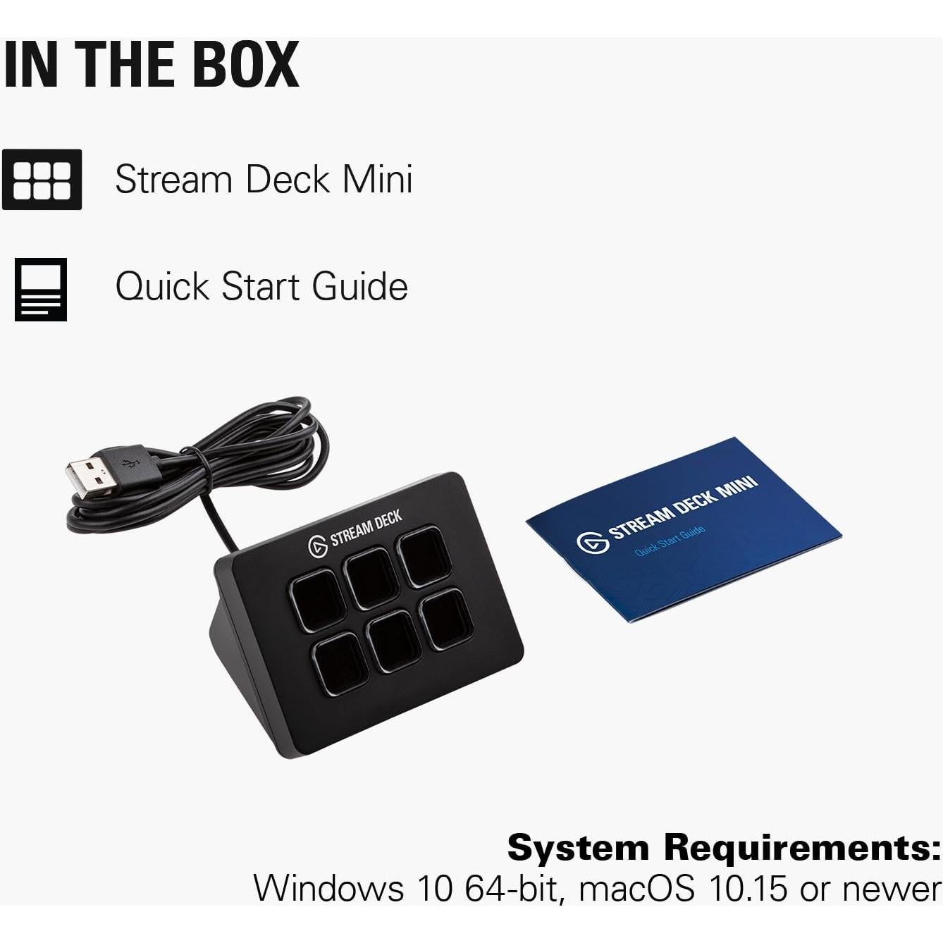 Elgato Stream Deck Mini - Controlador de Aplicaciones 6 Teclas