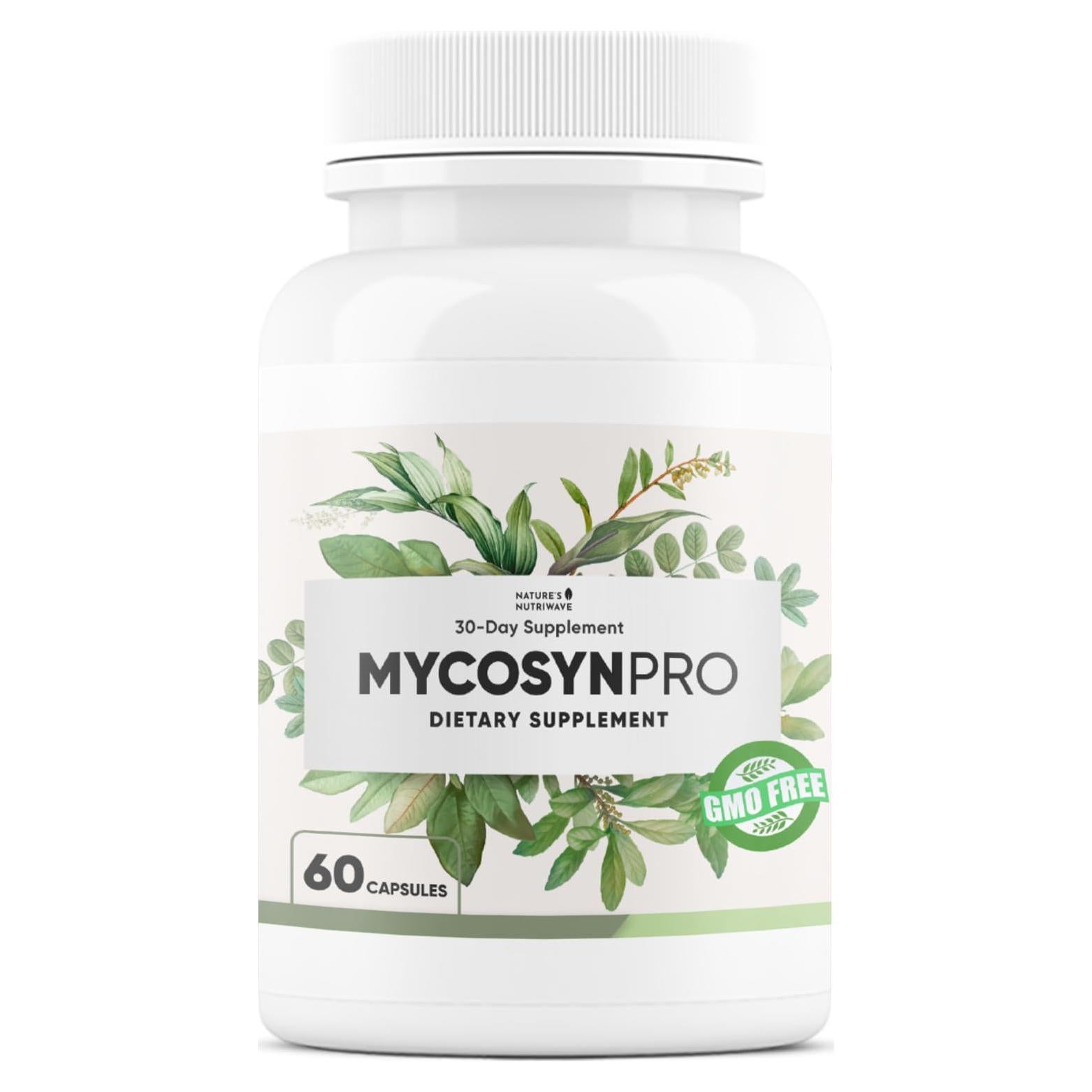 Suplemento Natural Mycosyn Pro - 60 Cápsulas Vitamina C, Biotina