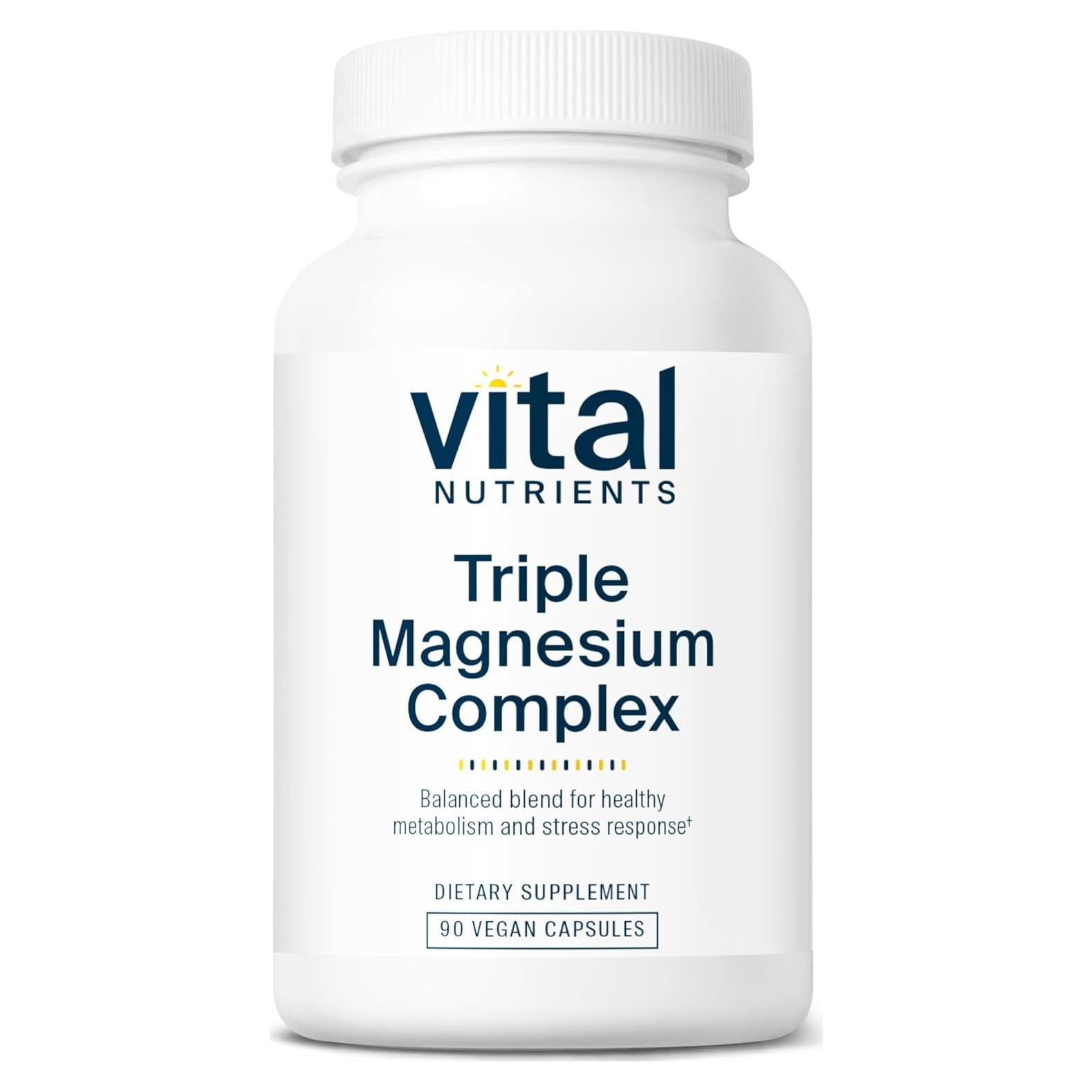 Suplemento de Magnesio Vegano Vital Nutrients 250mg - 90 Cápsulas