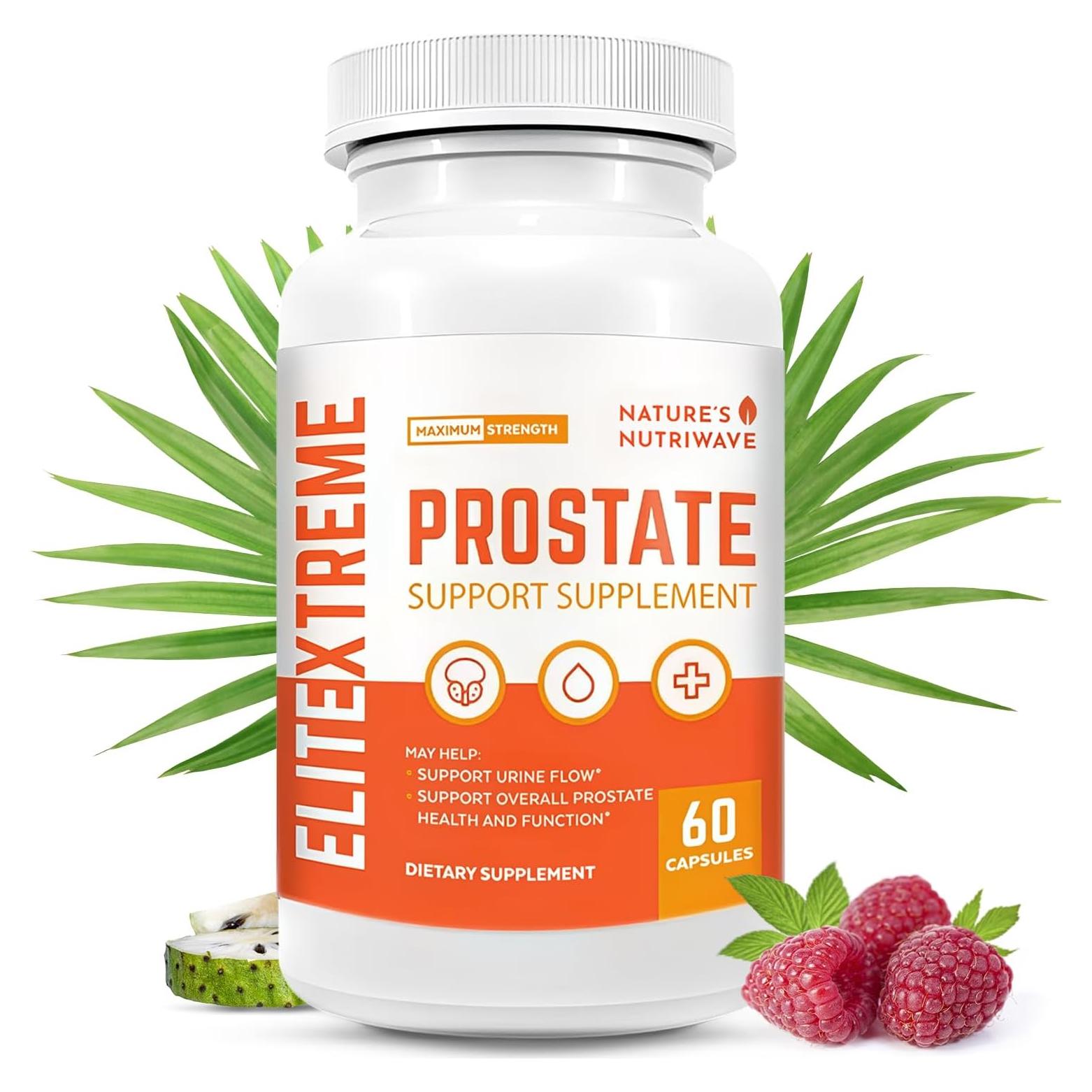 Suplemento Natural EliteXtreme - 60 Cápsulas de Palma Enana y Vitaminas