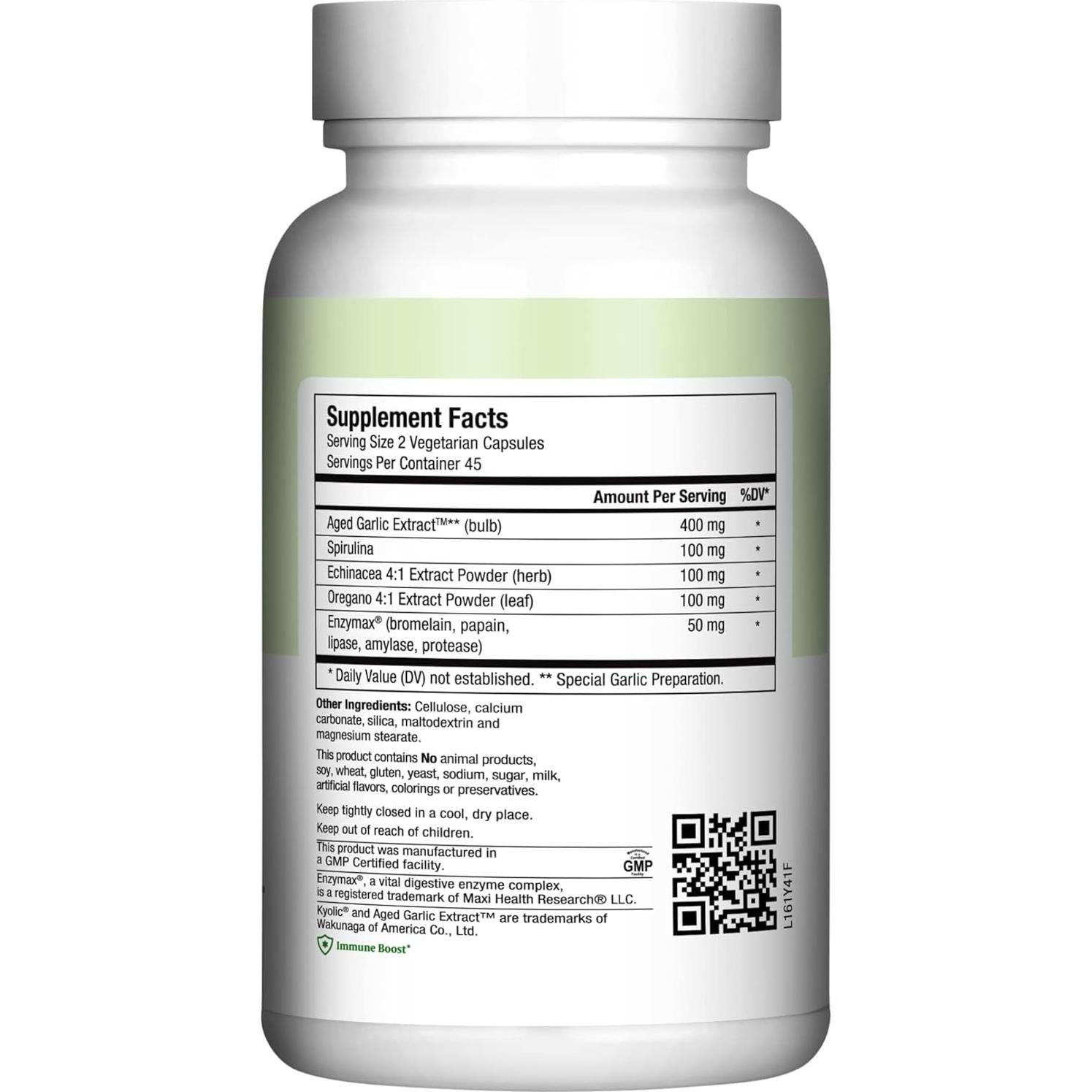 Maxi Health Maxi Biotic Ajo Envejecido 90 Cápsulas Vegetales