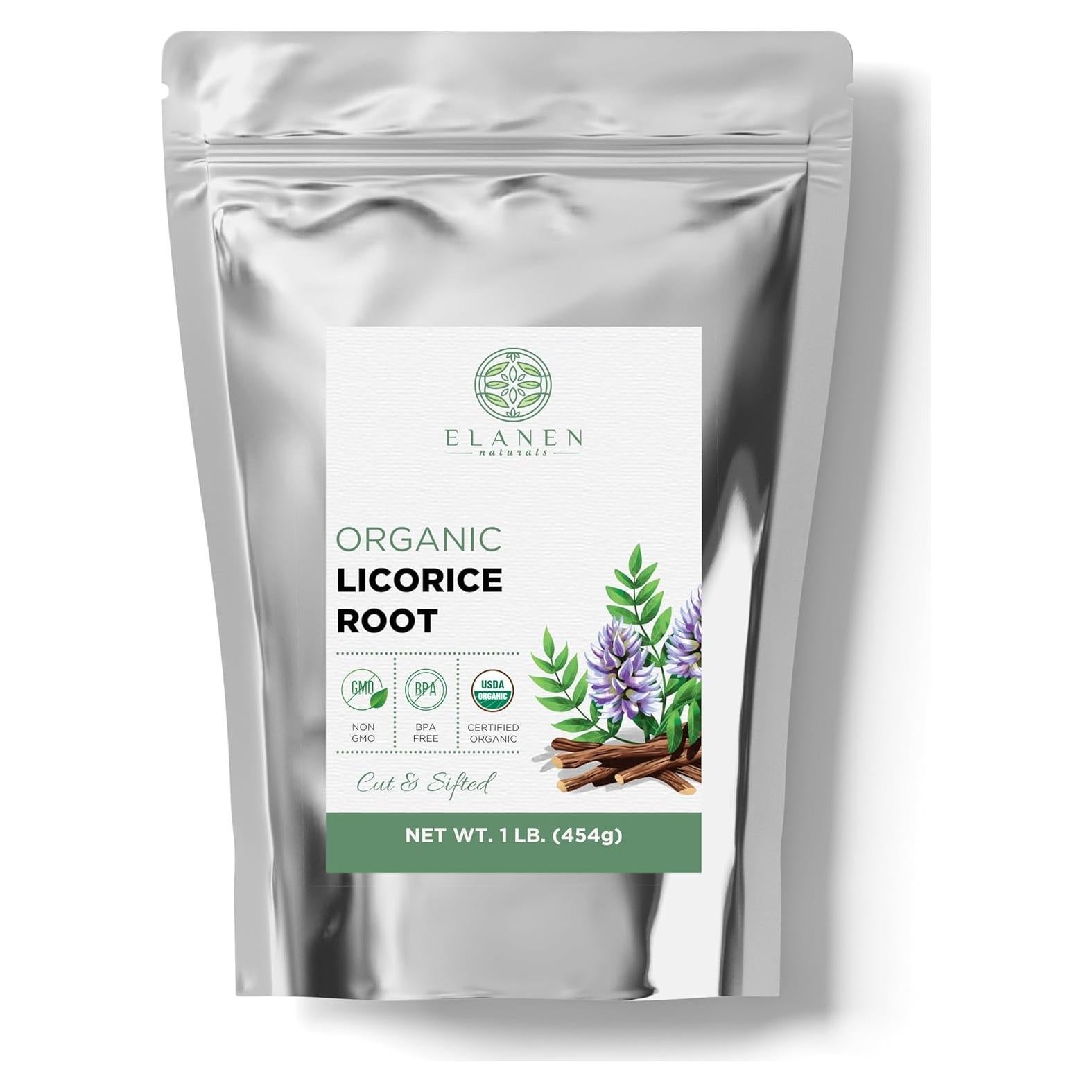 Raíz de Regaliz Orgánica 450 g ELANEN naturals - Certificada USDA