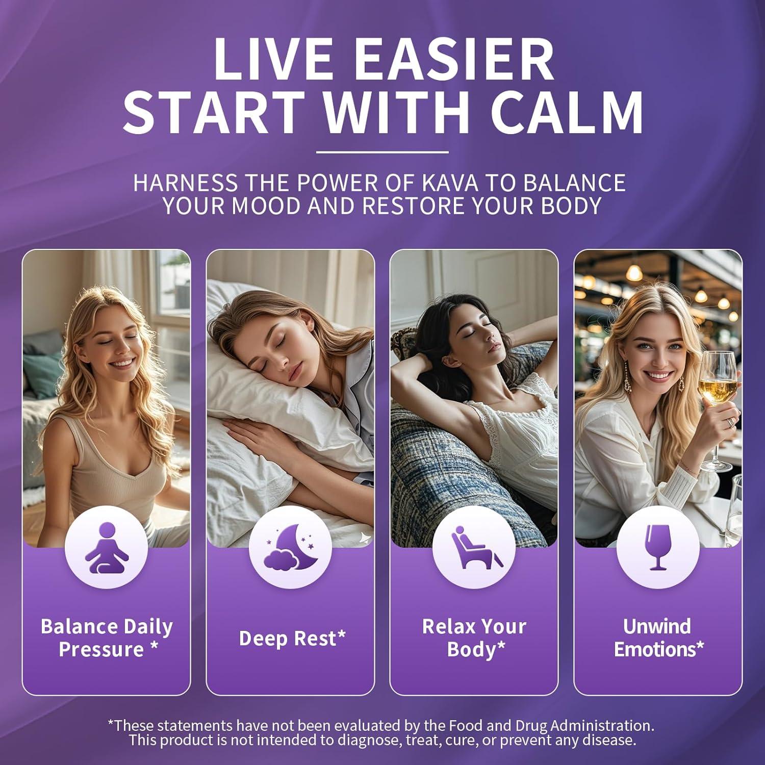 Suplemento Kava Kava Lukaree 60 Cápsulas Liposomales 200mg