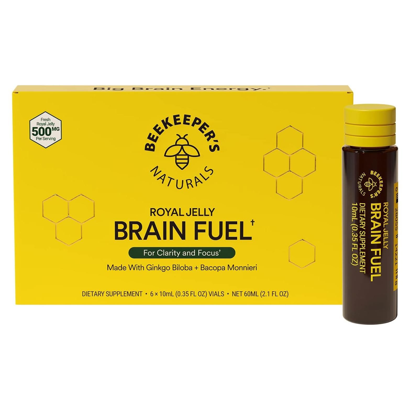 Suplemento Nootrópico Beekeeper's Naturals 500 mg Cerebral