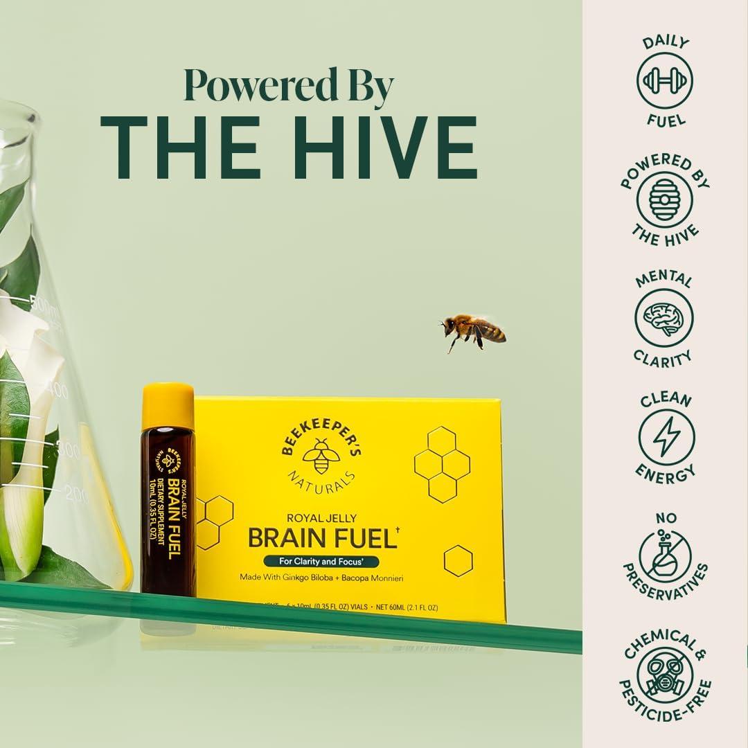 Suplemento Nootrópico Beekeeper's Naturals 500 mg Cerebral