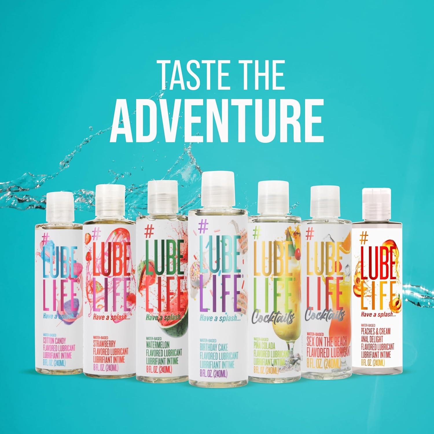 Lubricante Personal LubeLife Sabor Pastel de Cumpleaños 236.6 ml