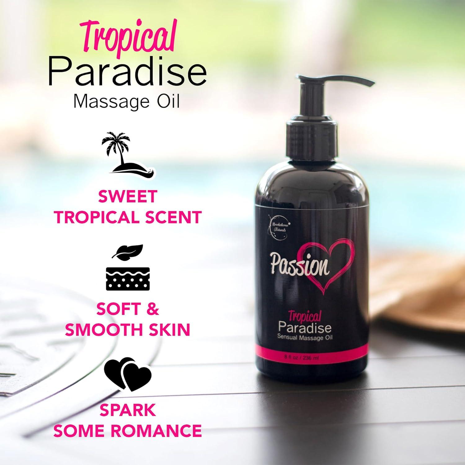 Aceite de Masaje Sensual Brookethorne 250 ml Natural Tropical