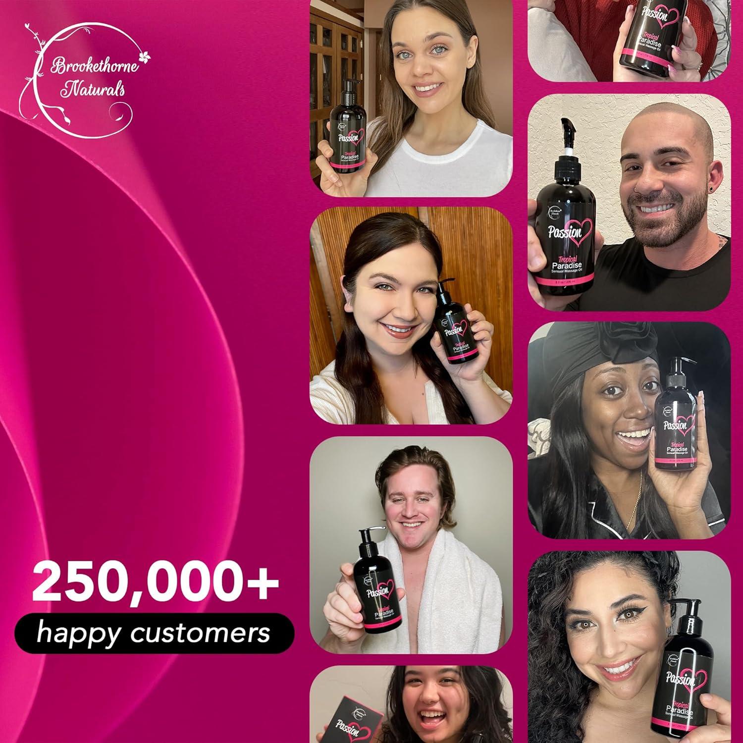 Aceite de Masaje Sensual Brookethorne 250 ml Natural Tropical