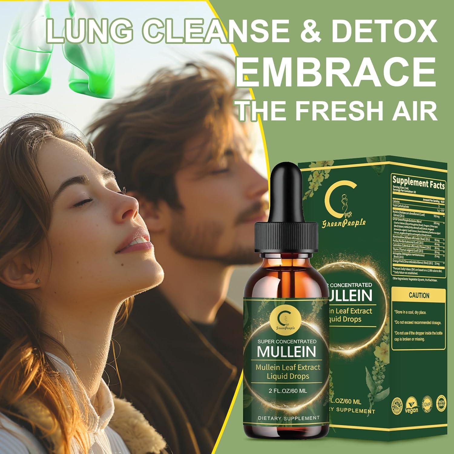 Gotas de Mullein GPGP GreenPeople 59.15 ml - Suplemento Natural