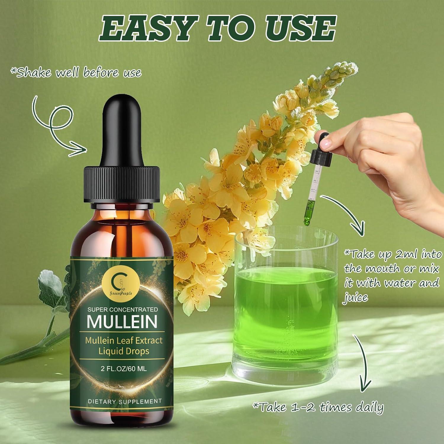 Gotas de Mullein GPGP GreenPeople 59.15 ml - Suplemento Natural