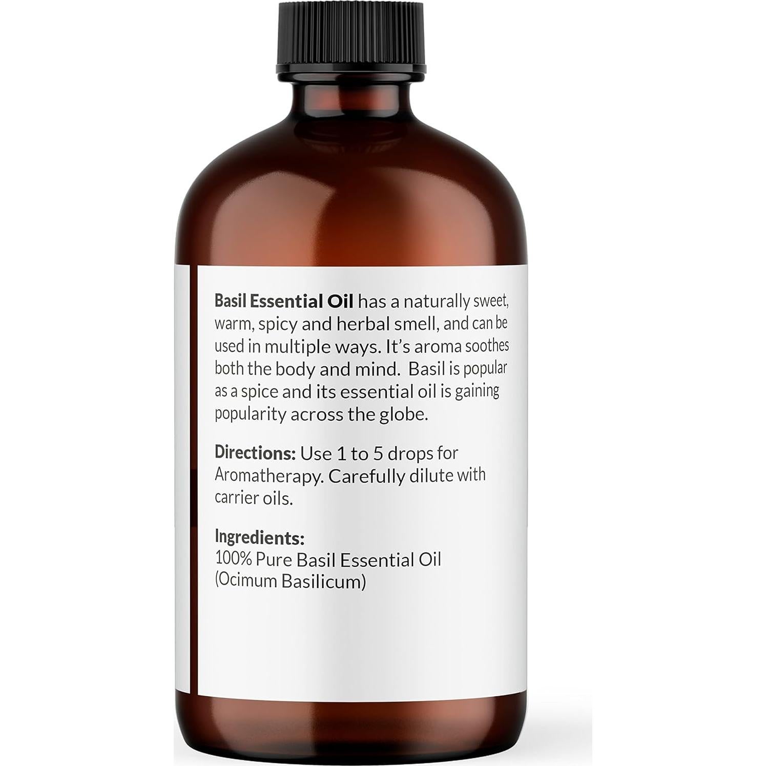 Aceite Esencial de Albahaca NaturoBliss 118 ml Grado Terapéutico