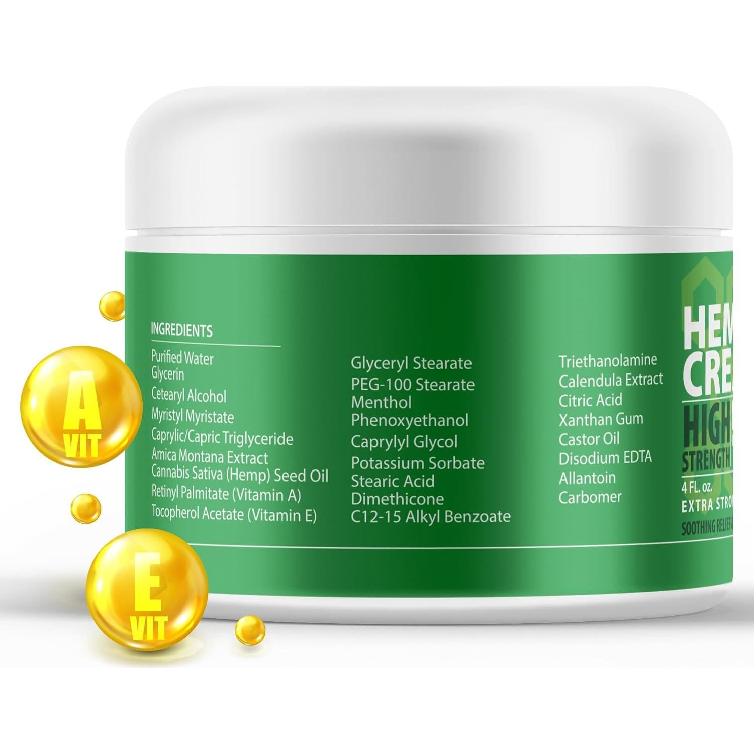 Crema de Masaje Wellution con Cañamo y Árnica 113.4 g