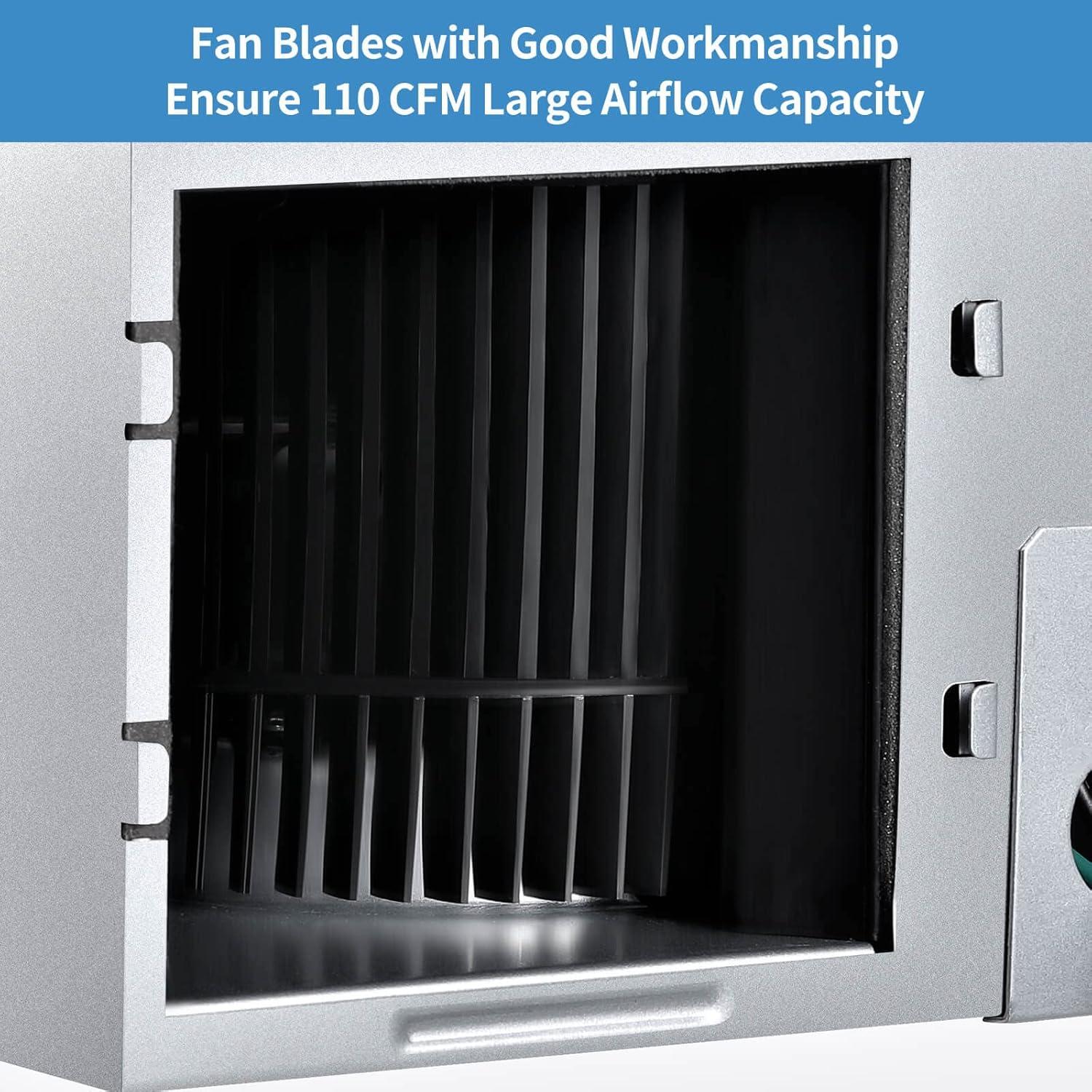 Ventilador Extractor de Baño JOEAONZ 110 CFM Silencioso