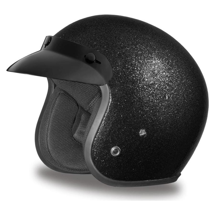 Casco Abierto Daytona Helmets Cruiser Metal Flake Rosa